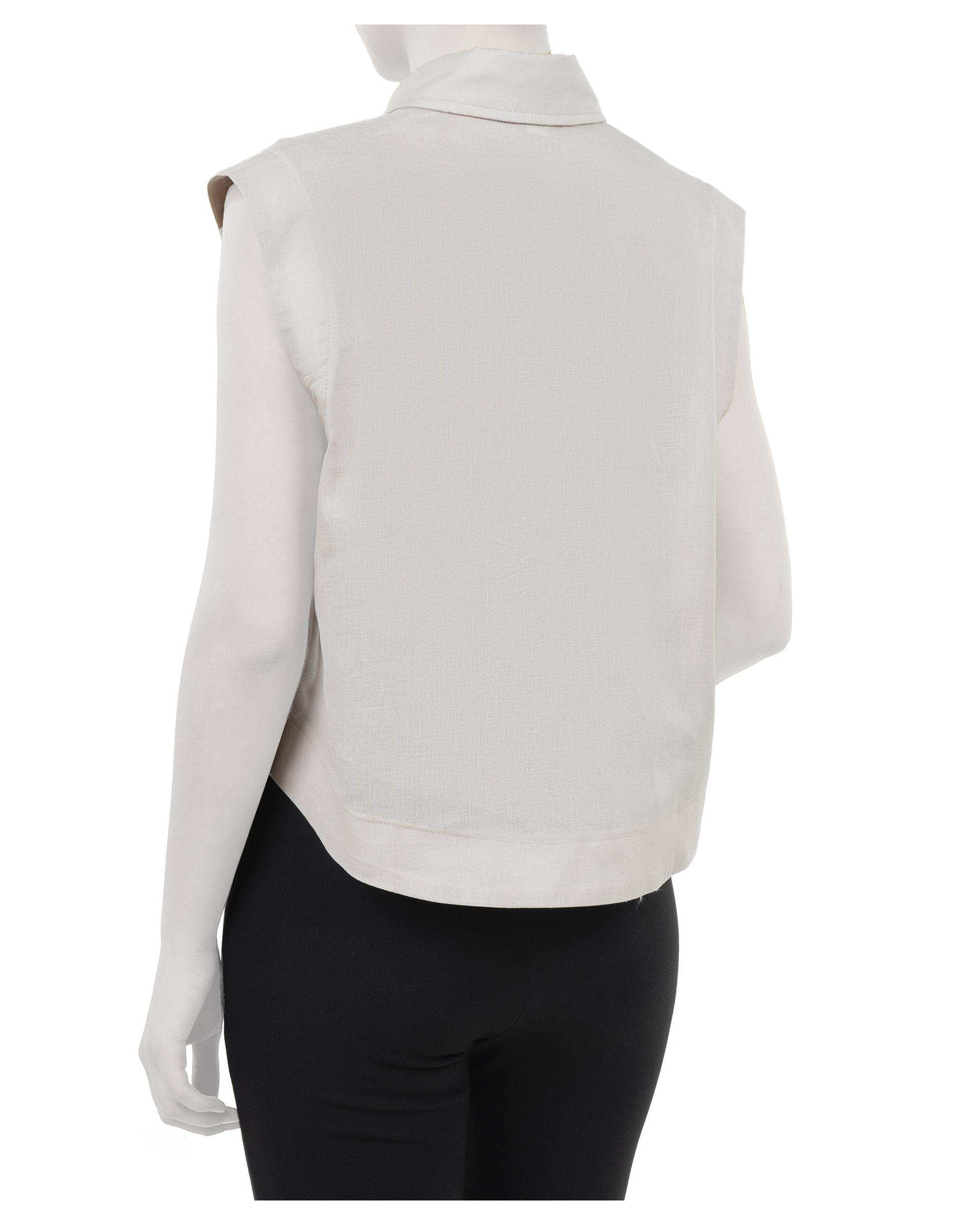 تاپ زنانه لینن کرم ریس Rees کد 1050074-25