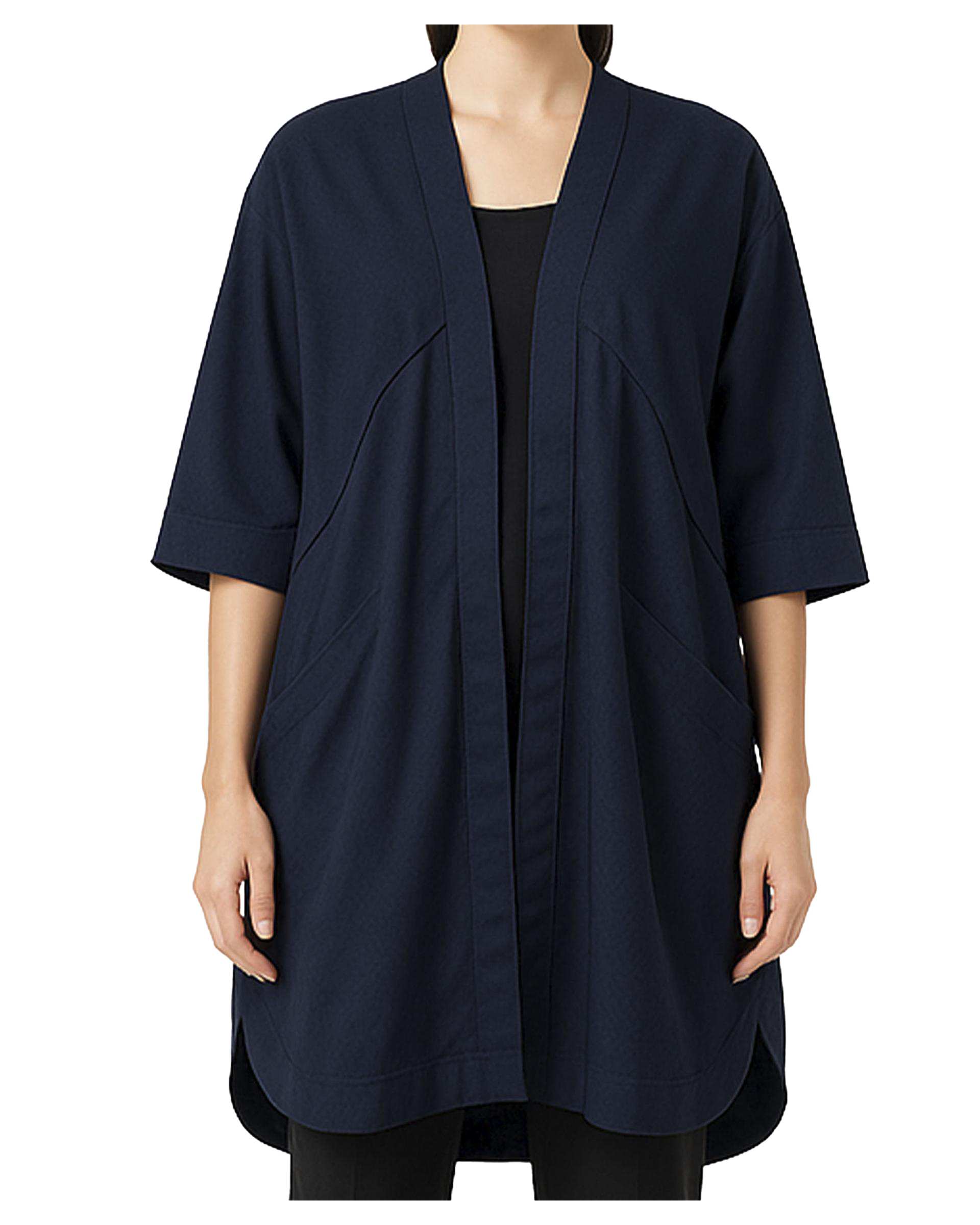 مانتو زنانه سرمه ای ریس Rees کد 1006000-16