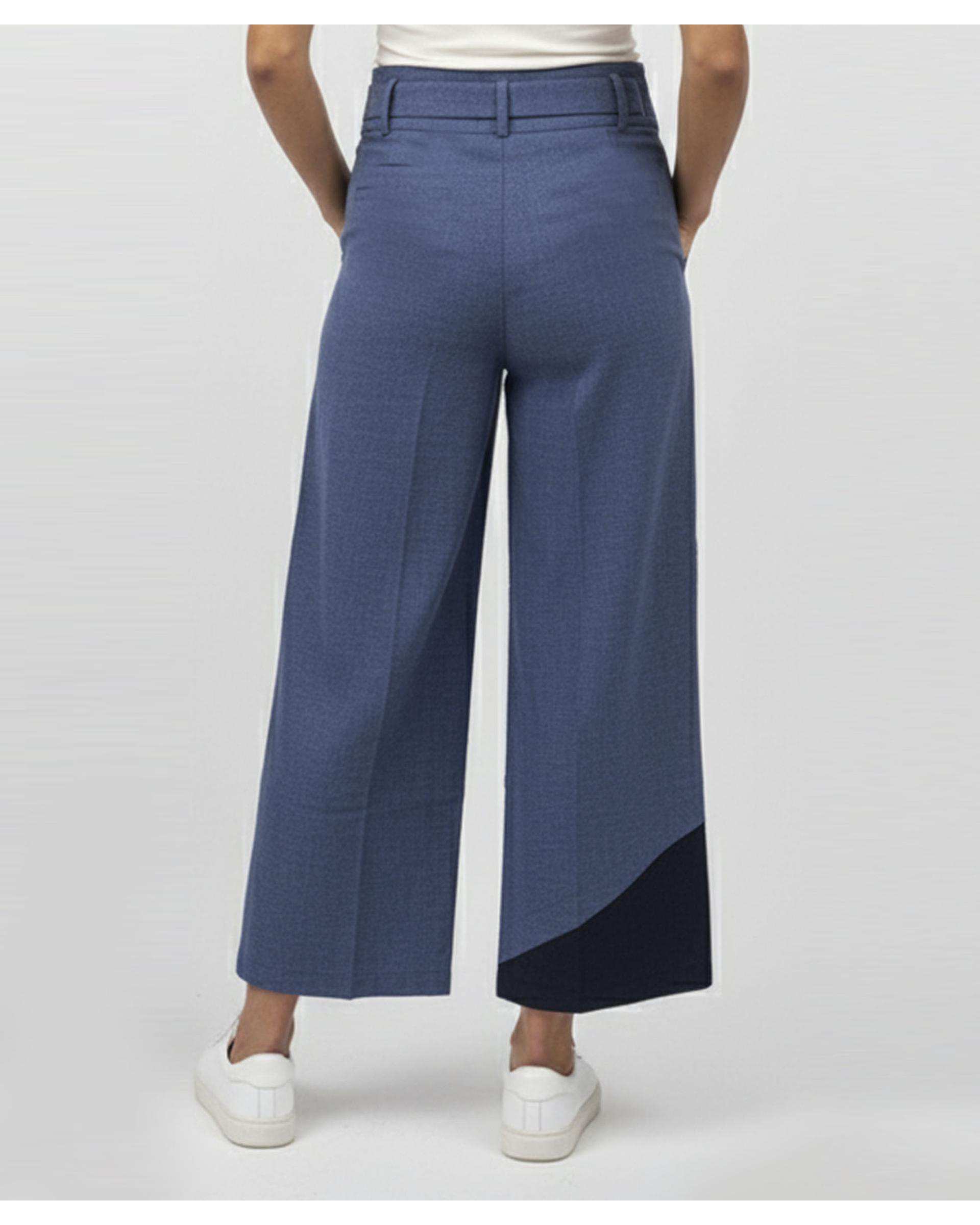 شلوار پارچه ای زنانه آبی ریس Rees کد 1036001-08