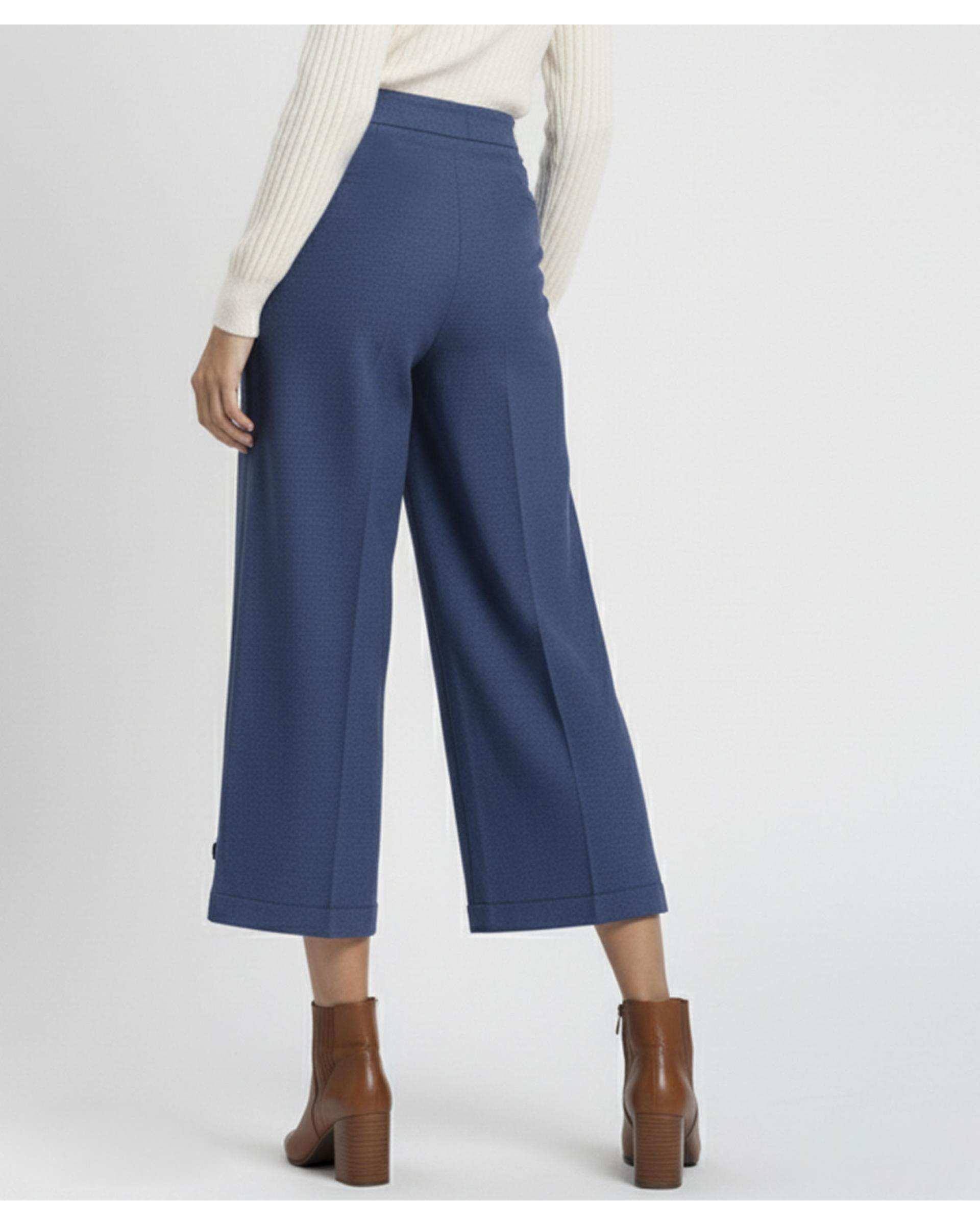 شلوار پارچه ای زنانه سرمه ای ریس Rees کد 1036004-16