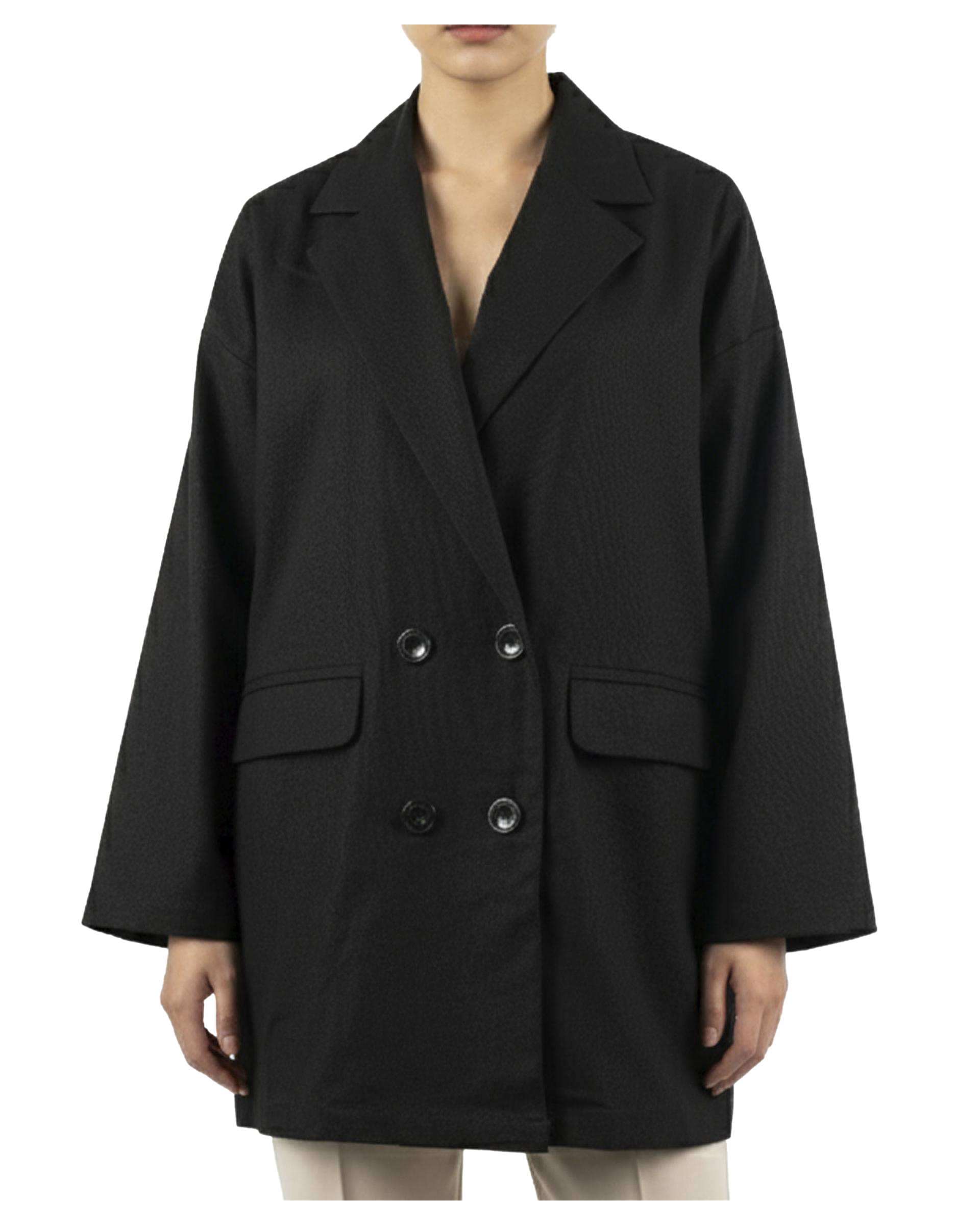 کت زنانه لینن مشکی ریس Rees کد 1000066-01