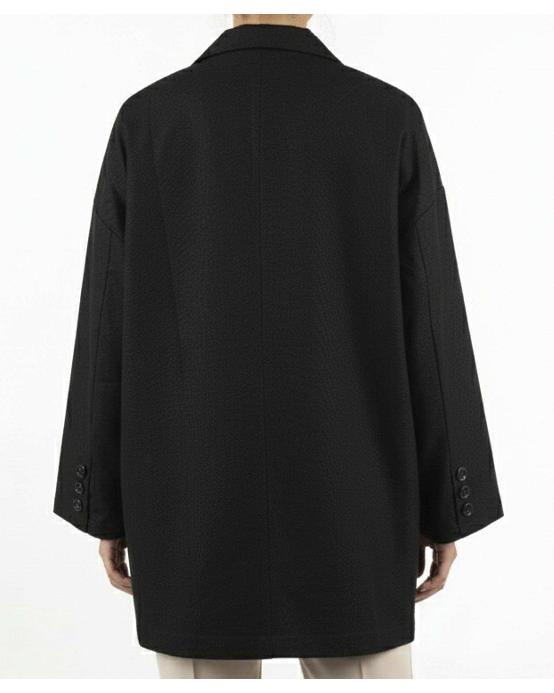 کت زنانه لینن مشکی ریس Rees کد 1000066-01