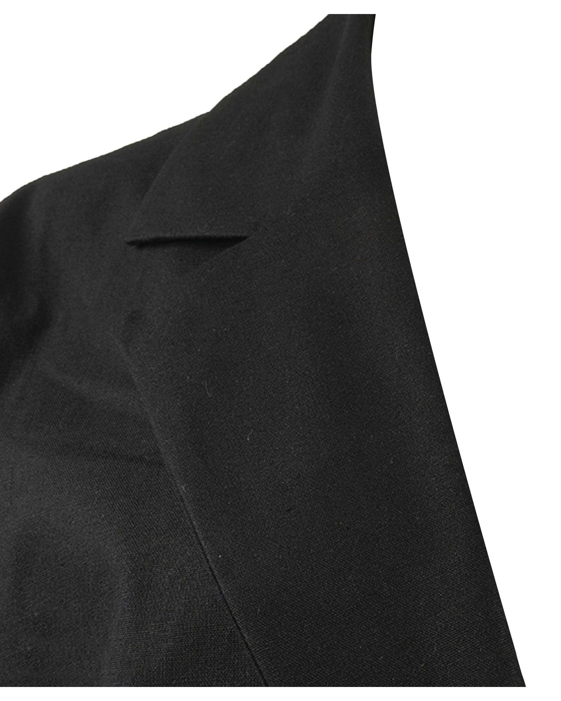 کت زنانه لینن مشکی ریس Rees کد 1000066-01