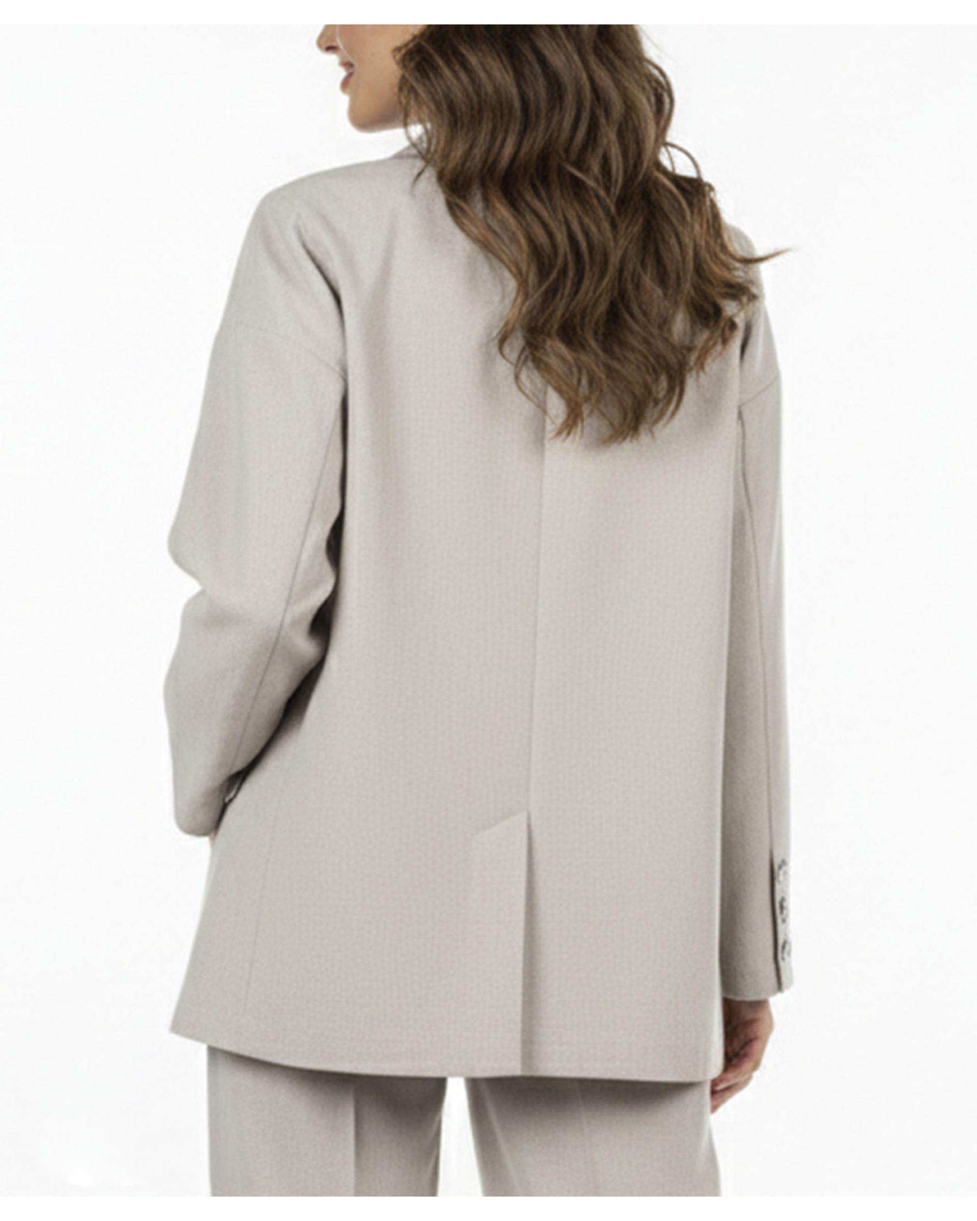 کت زنانه لینن خاکی ریس Rees کد 1000066-27