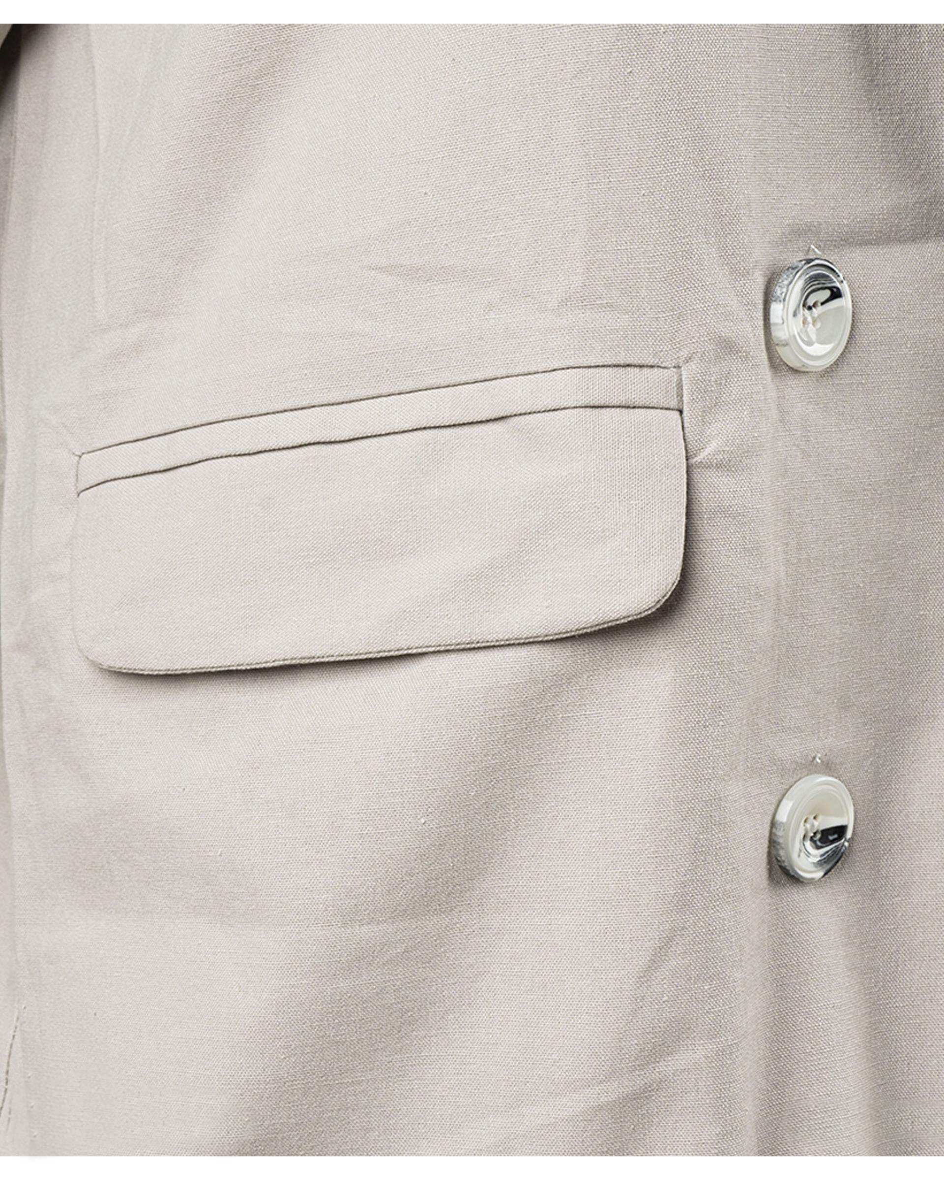 کت زنانه لینن خاکی ریس Rees کد 1000066-27