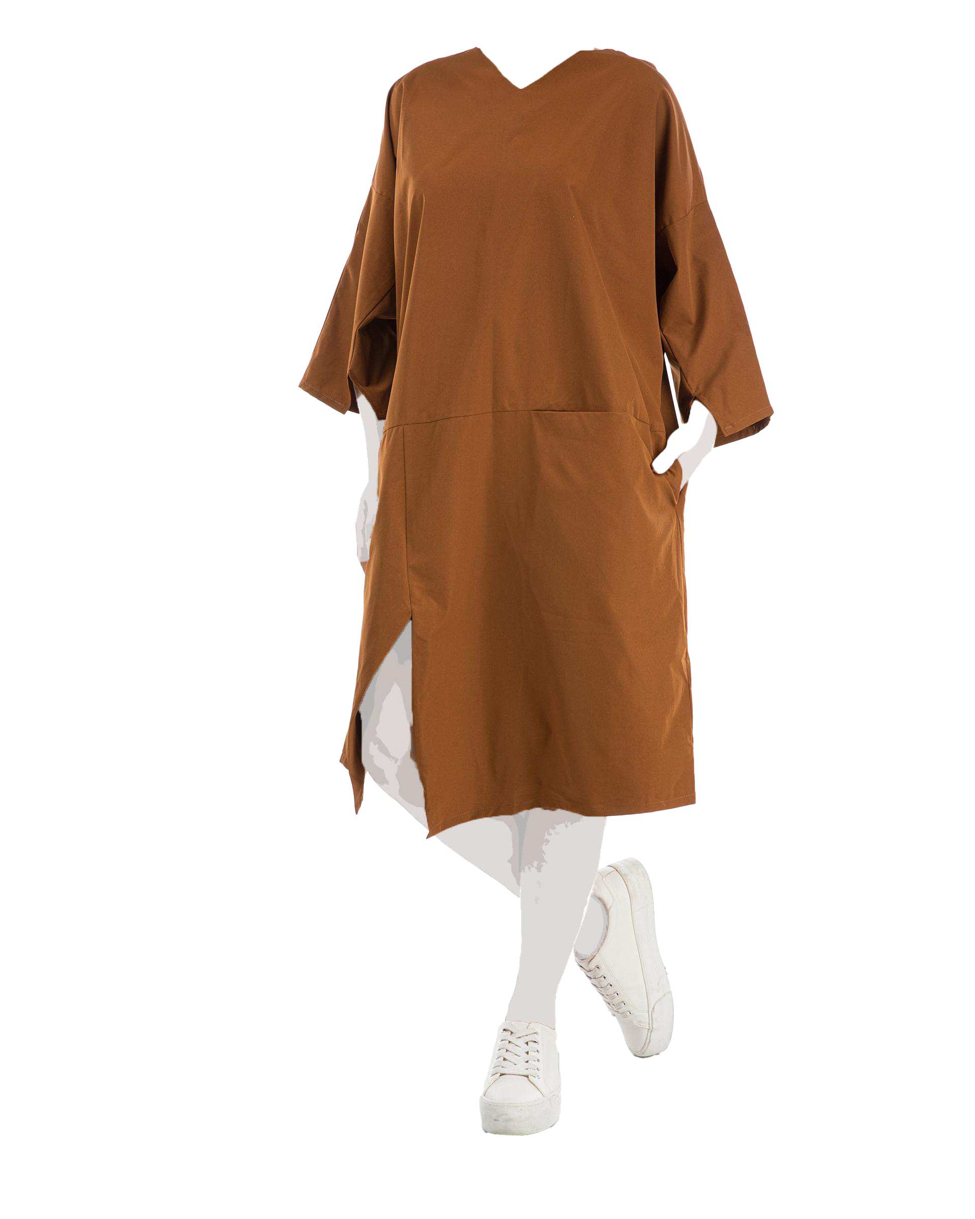 پیراهن زنانه شتری ریس Rees کد 1016003-07