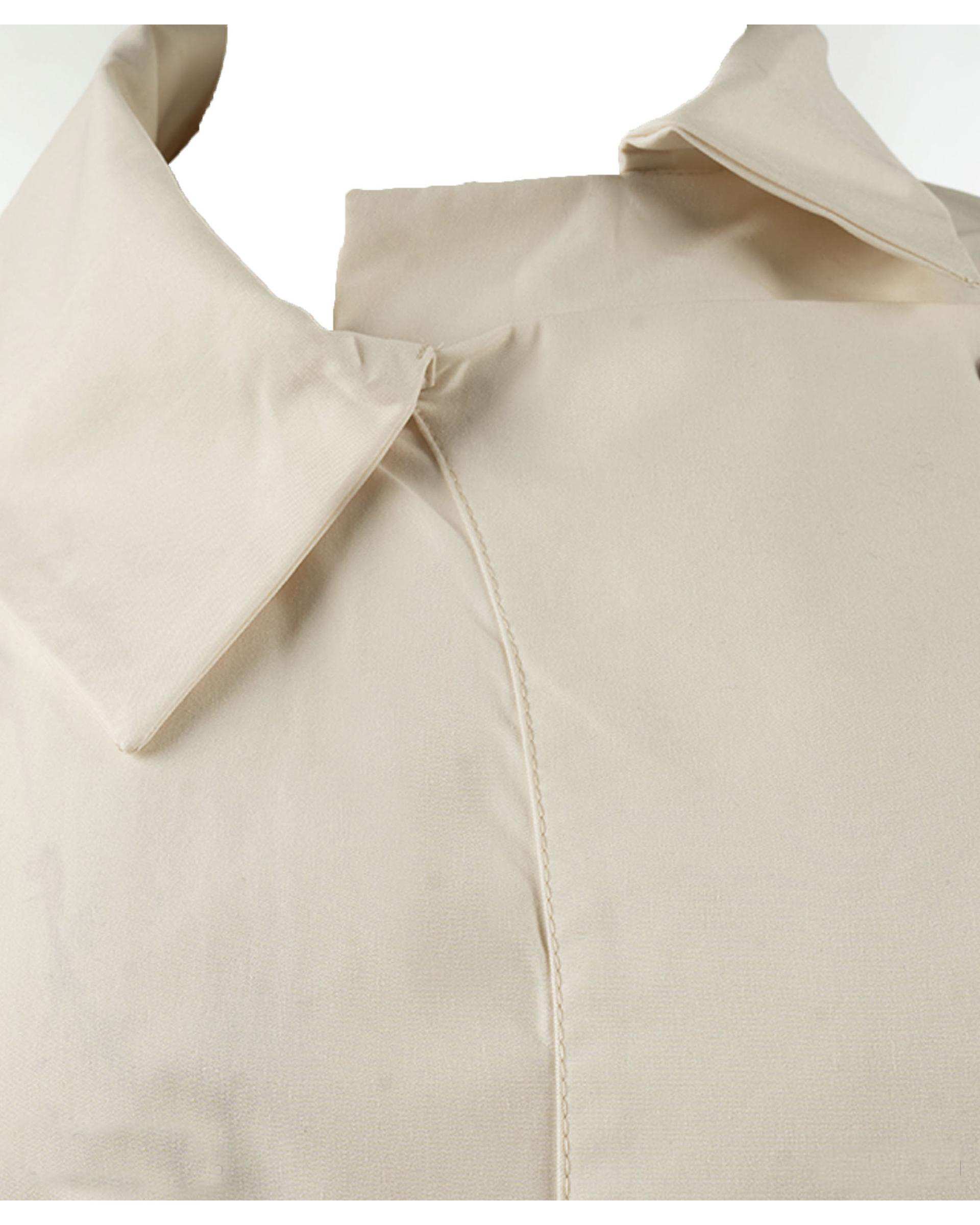 شومیز زنانه شیری کتان ریس Rees کد 1026006-06