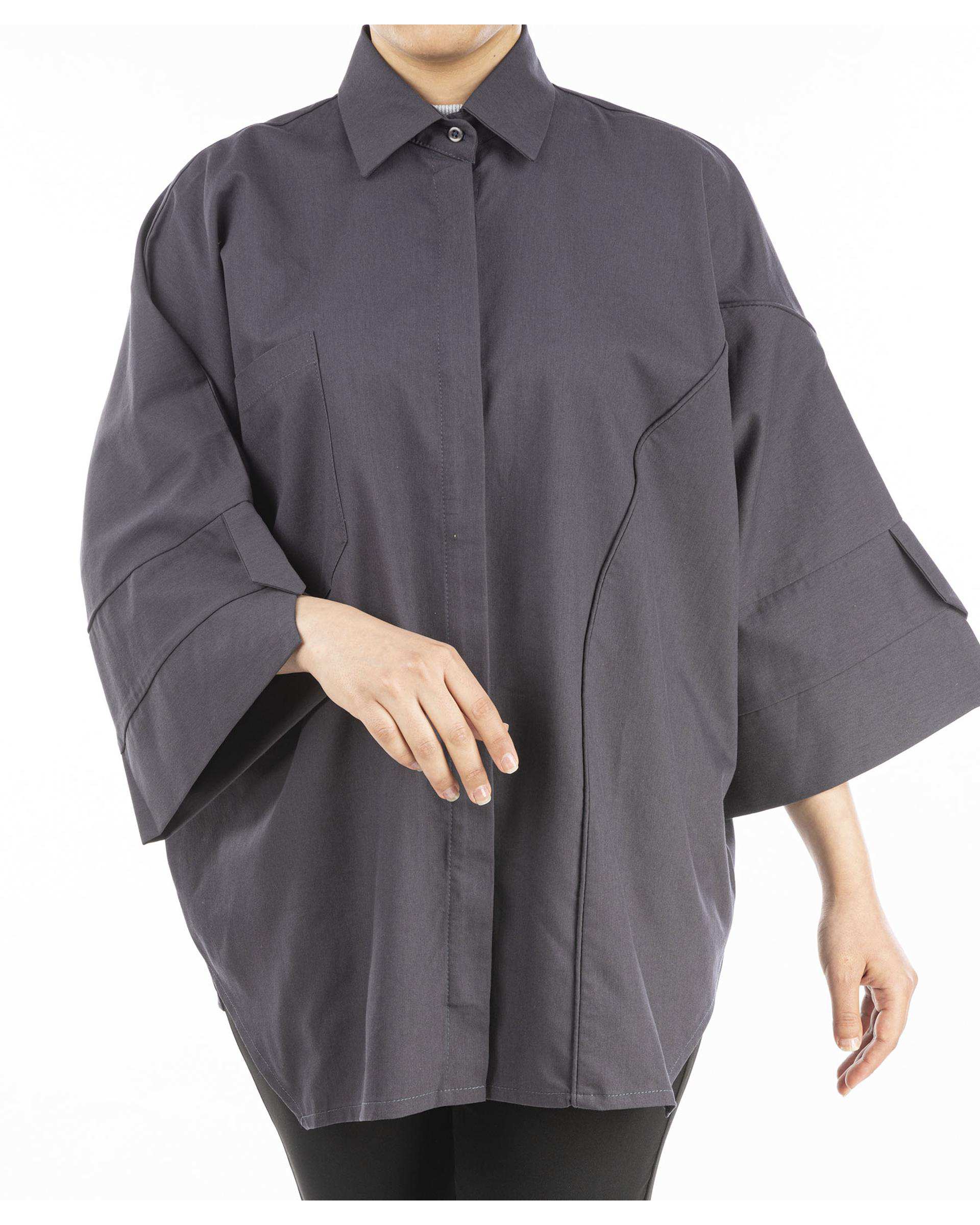 شومیز زنانه سرمه ای ریس Rees کد 1026008-16