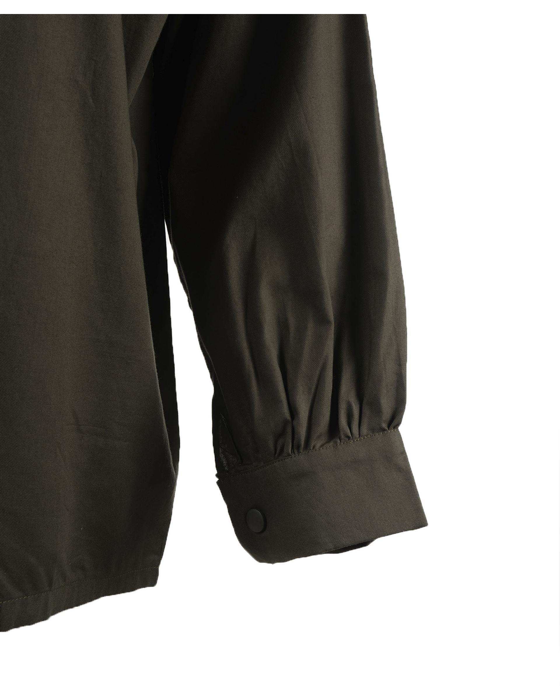 شومیز زنانه کتان سبز ریس Rees کد 1026011-02