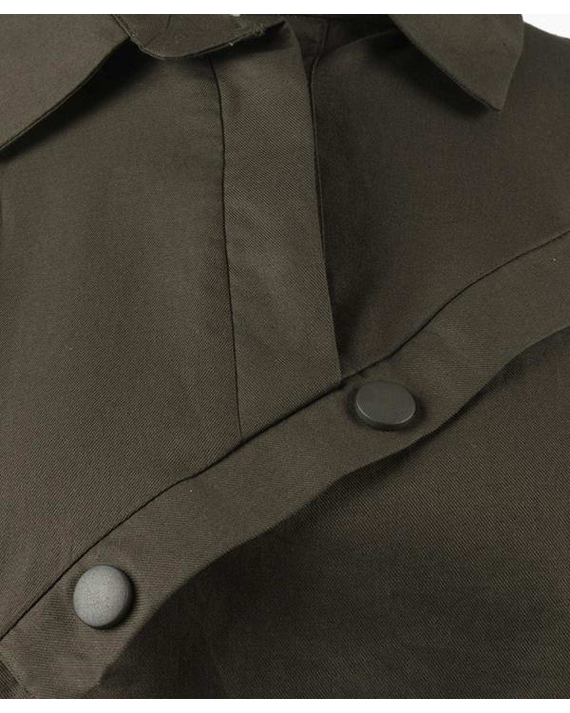 شومیز زنانه کتان سبز ریس Rees کد 1026011-02