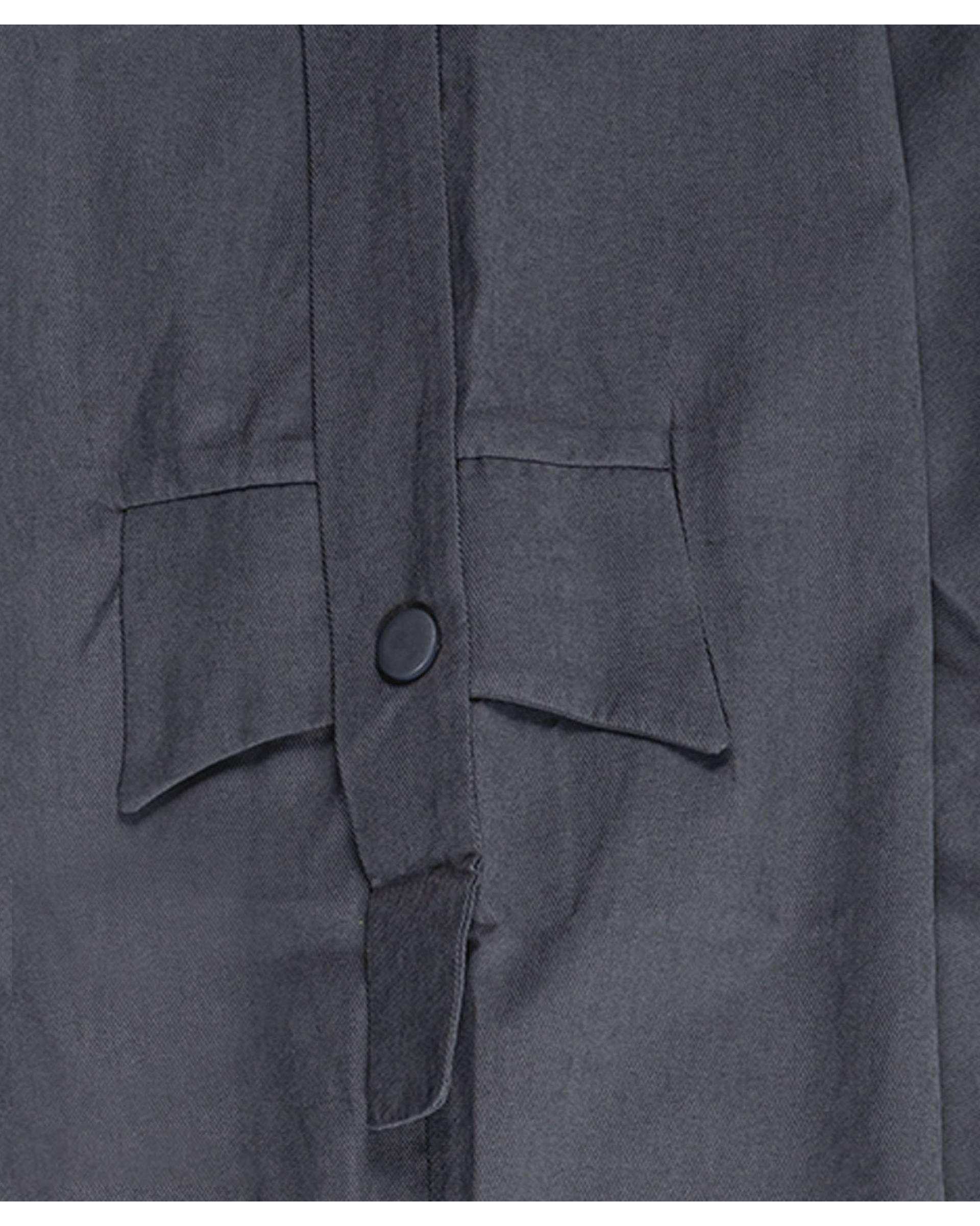 شلوار پارچه ای زنانه زغالی ریس Rees کد 1030024-11