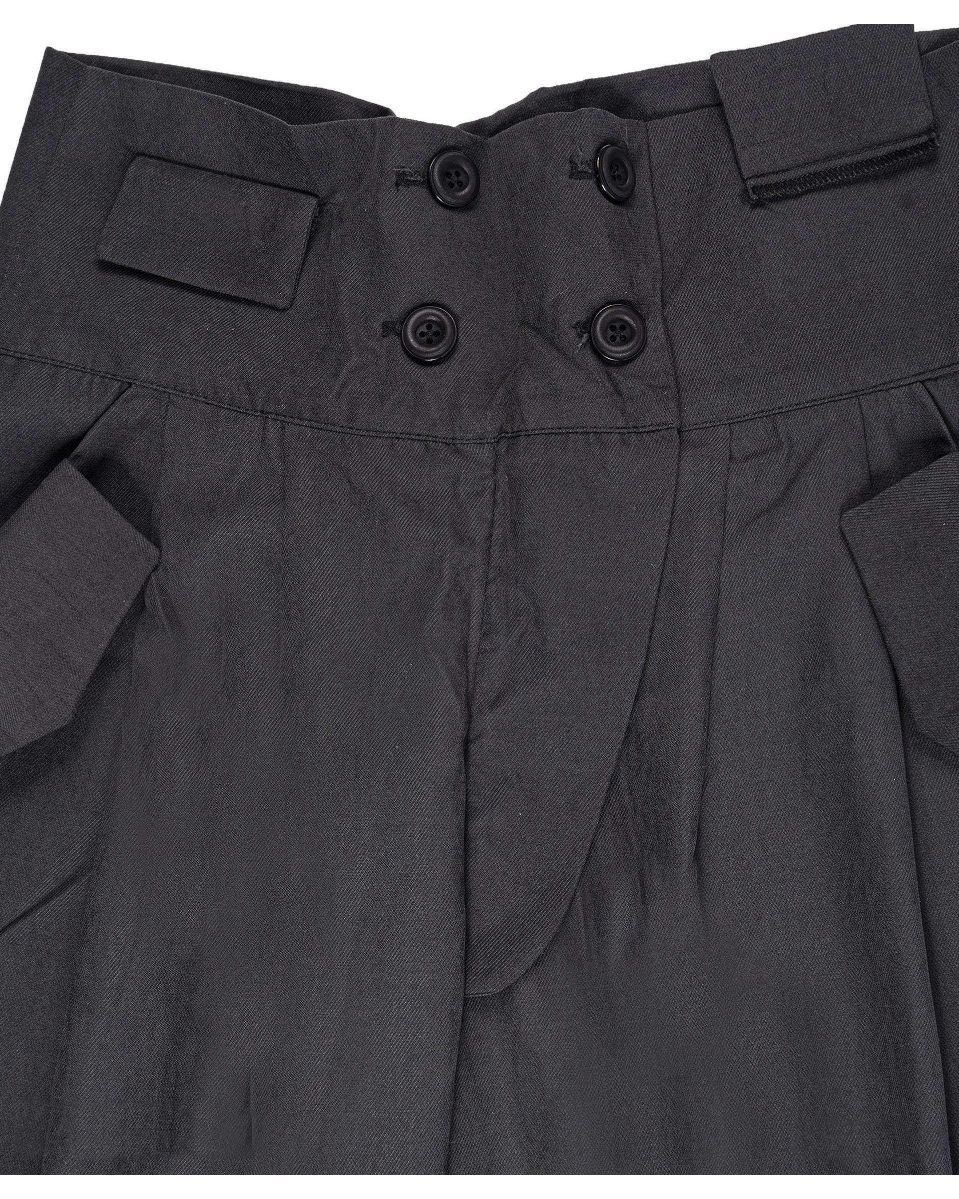 شلوار پارچه ای زنانه مشکی ریس Rees کد 1030025-01