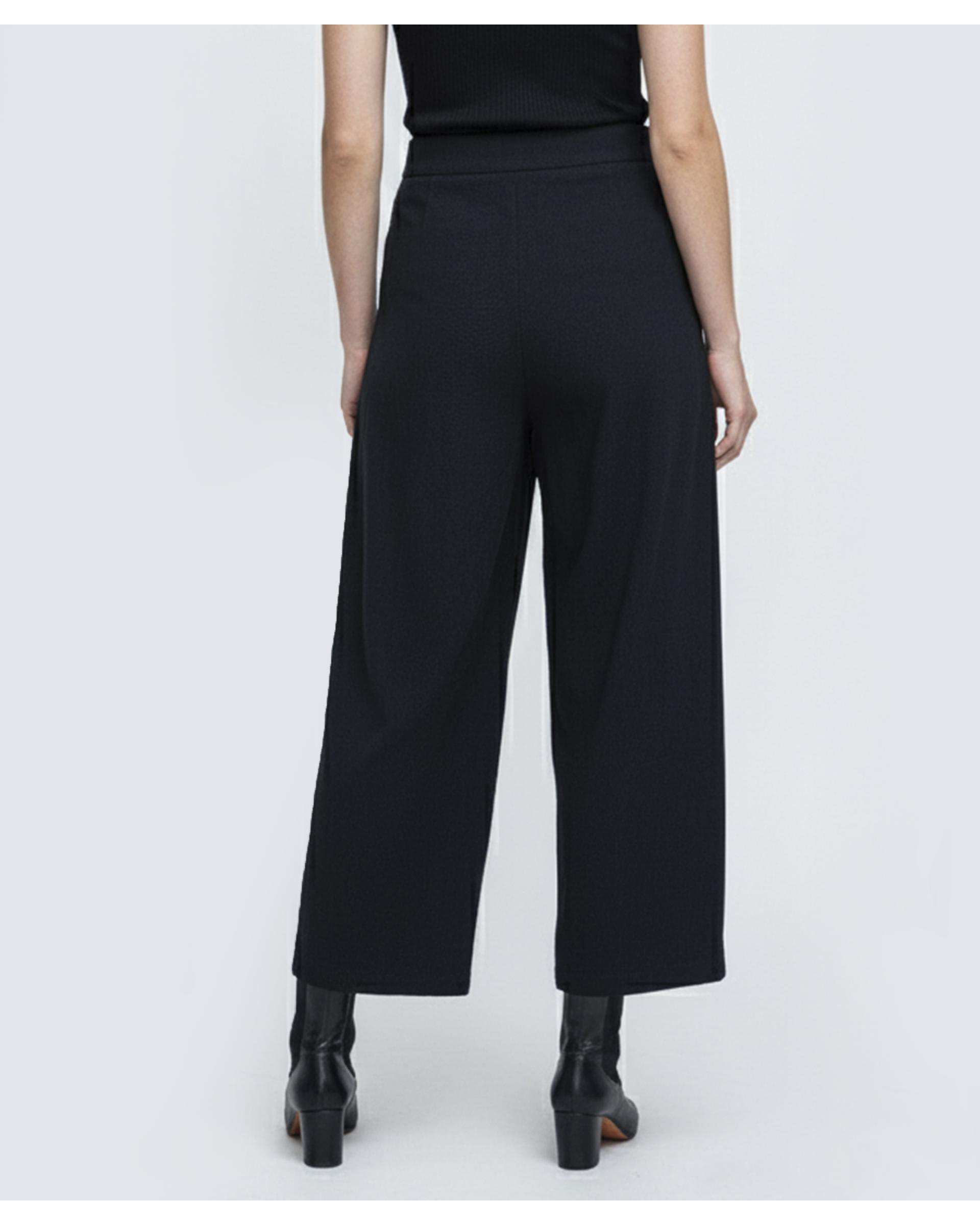 شلوار کتان زنانه سرمه ای ریس Rees کد 1036033-16