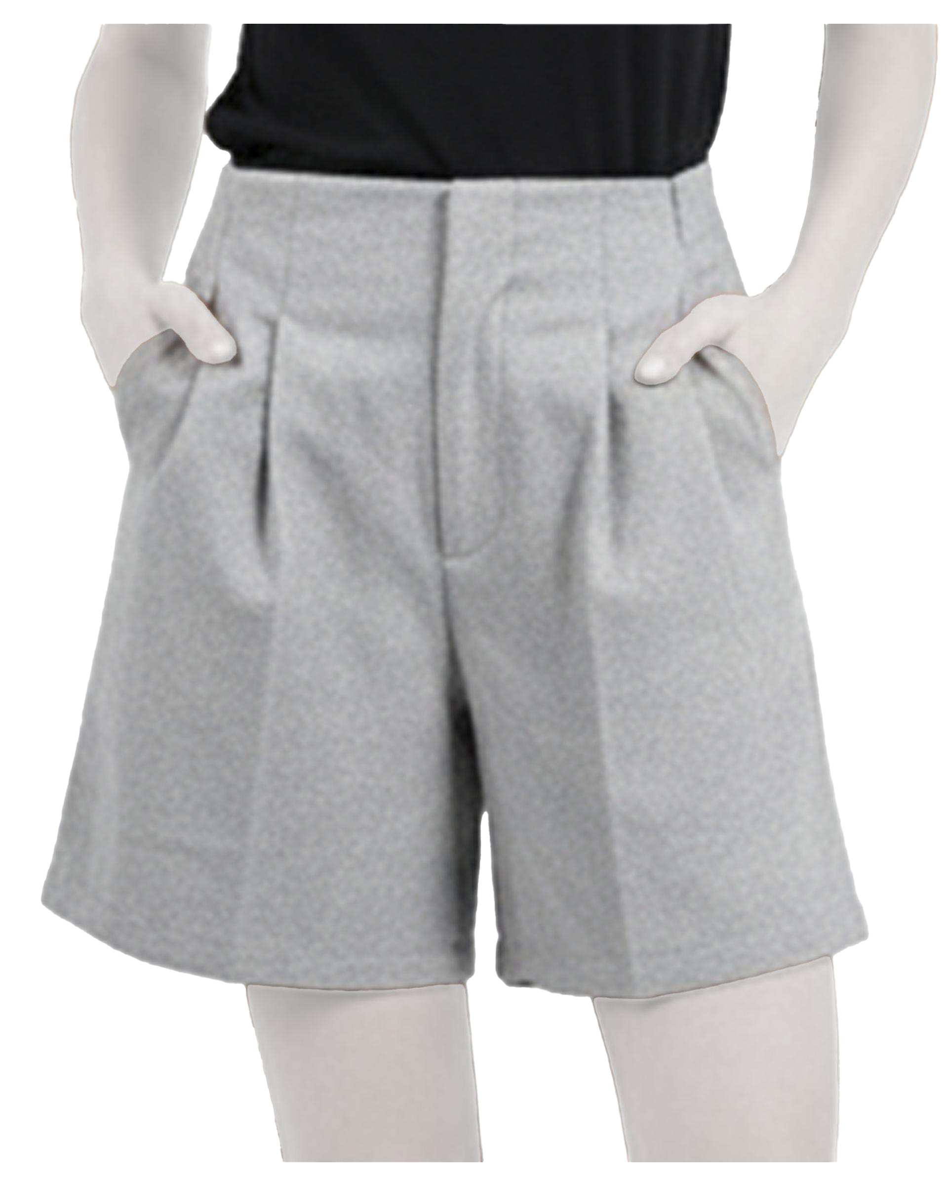 شلوارک پارچه ای زنانه طوسی ریس Rees کد 1040005-10