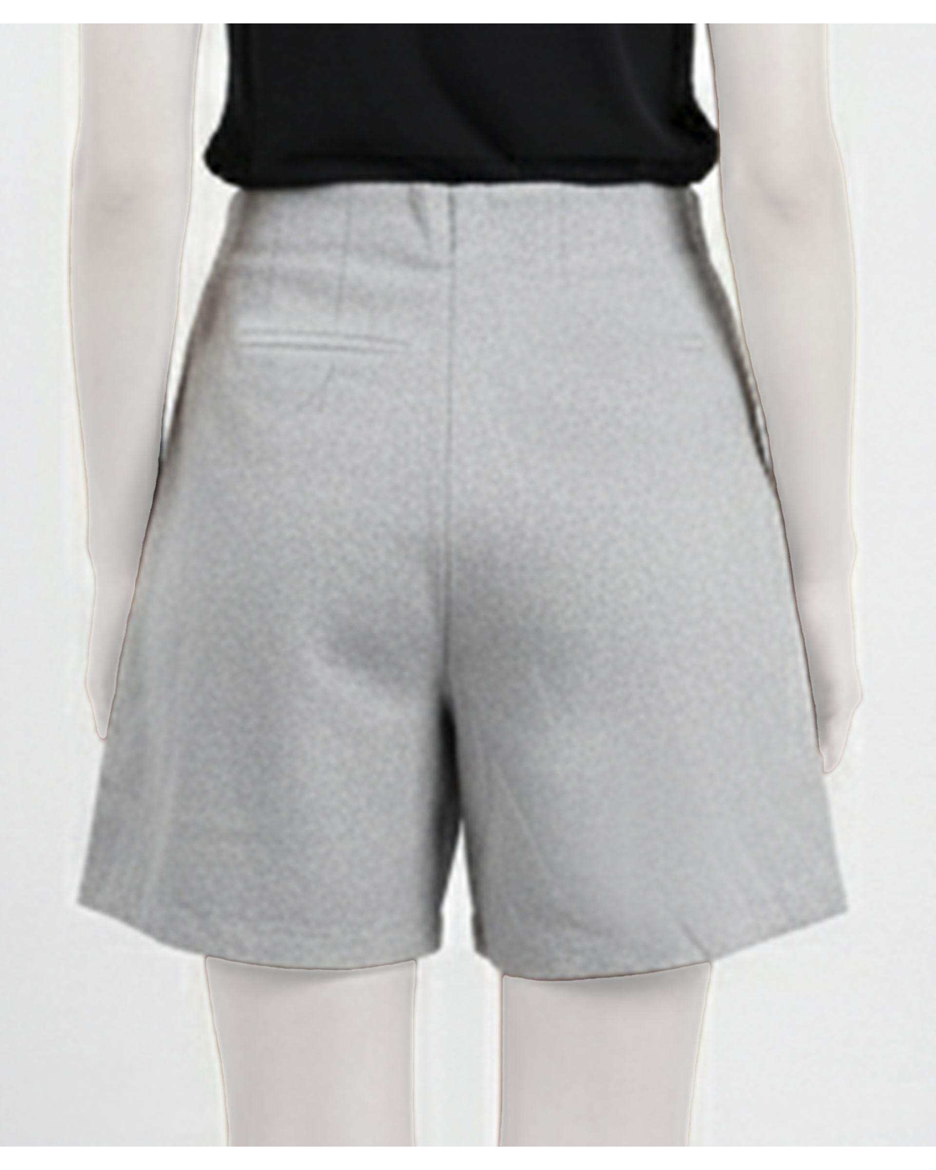 شلوارک پارچه ای زنانه طوسی ریس Rees کد 1040005-10