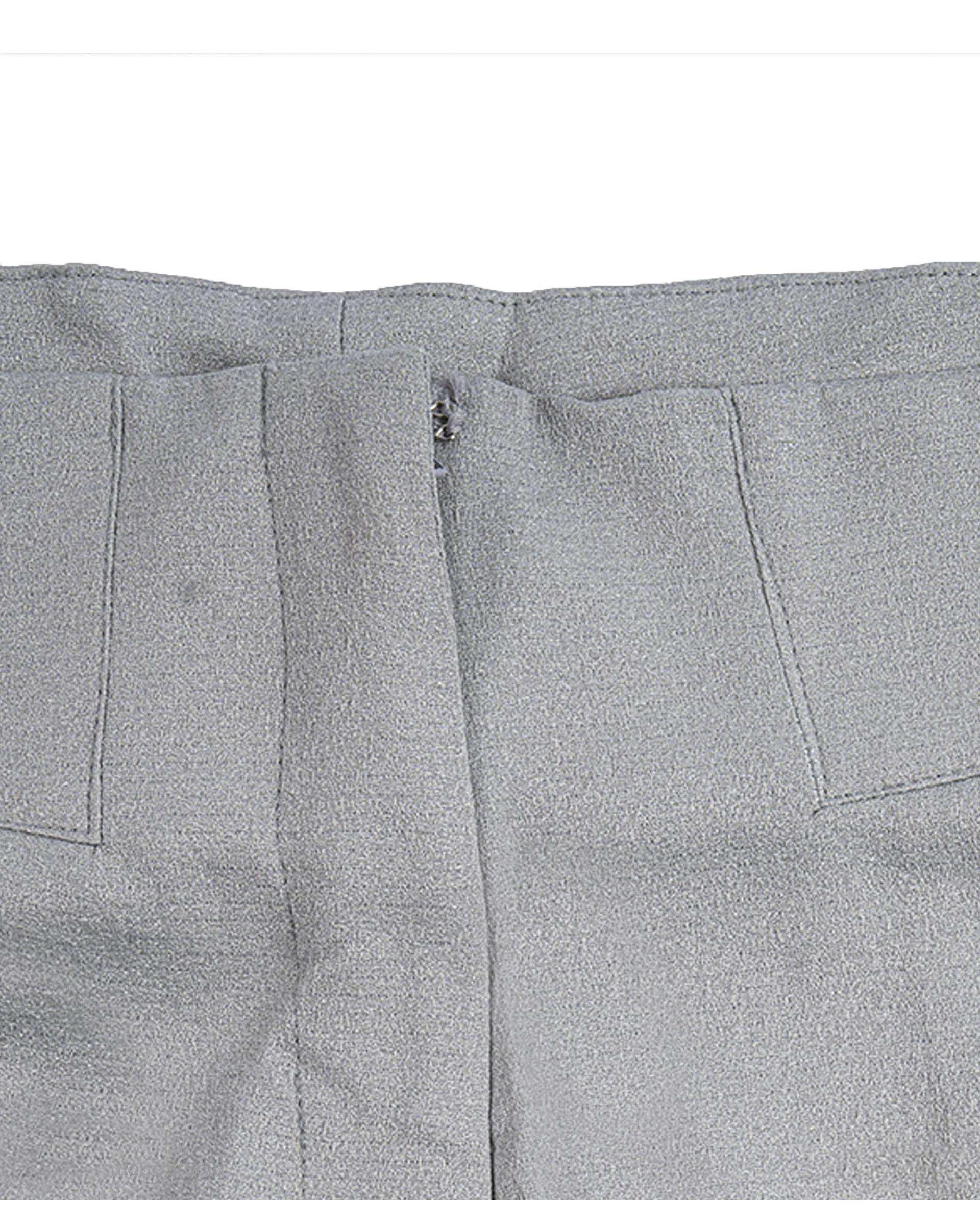 شلوارک پارچه ای زنانه طوسی ریس Rees کد 1040005-10