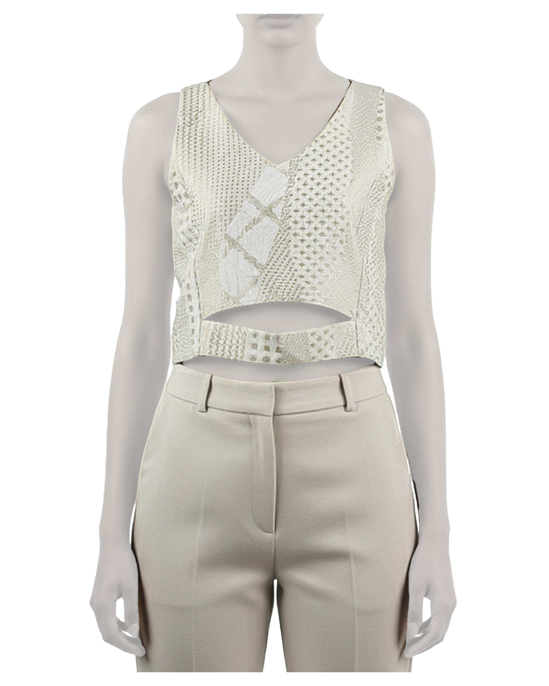 تاپ زنانه کرم ریس Rees کد 1056008-25