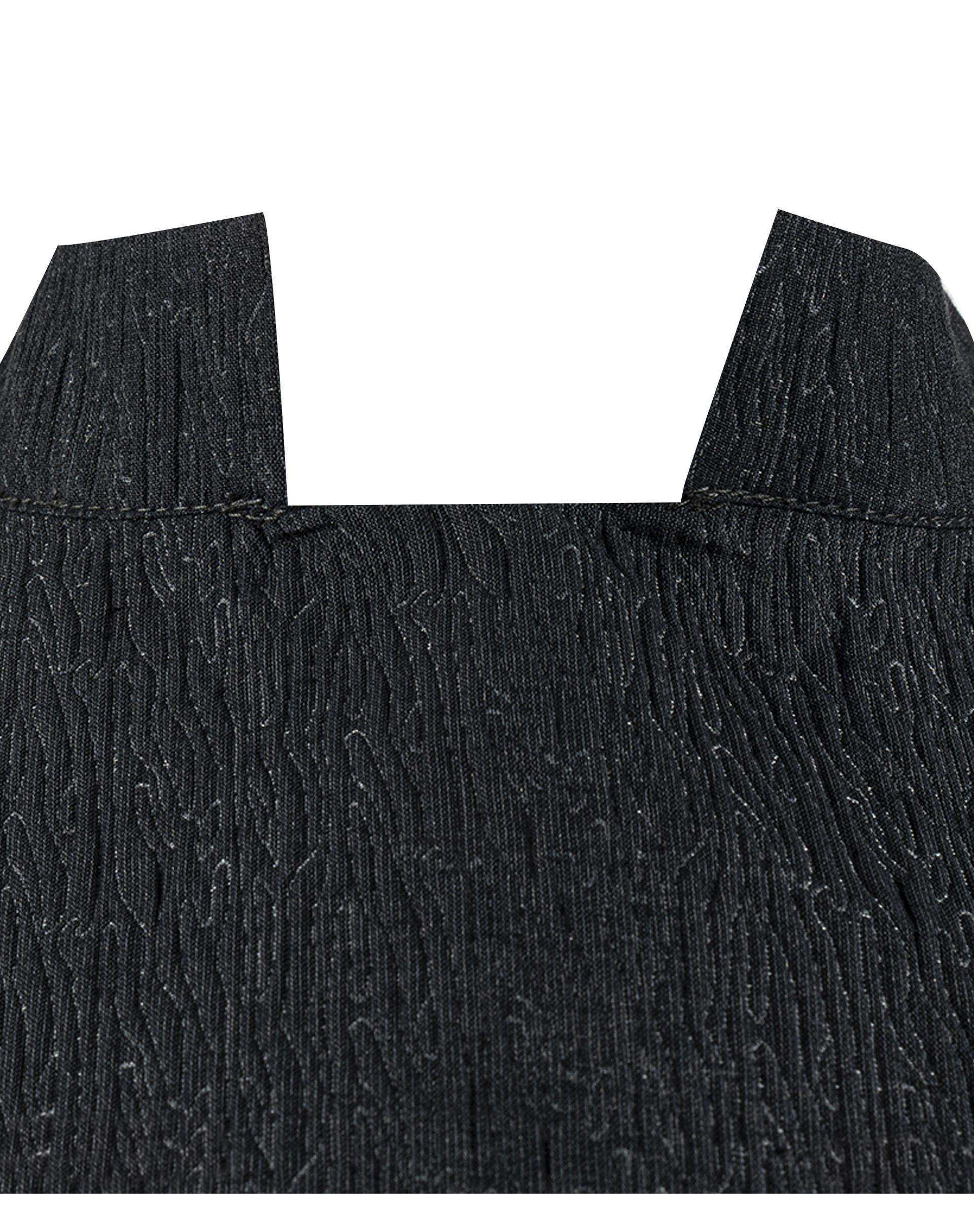 تاپ زنانه پشت کش دار ژاکارد سرمه ای ریس Rees کد 1056010-08