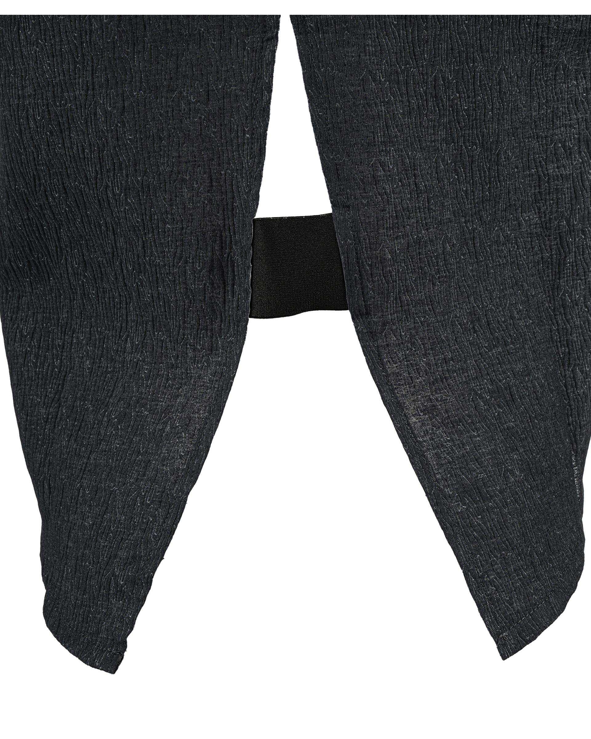 تاپ زنانه پشت کش دار ژاکارد سرمه ای ریس Rees کد 1056010-08