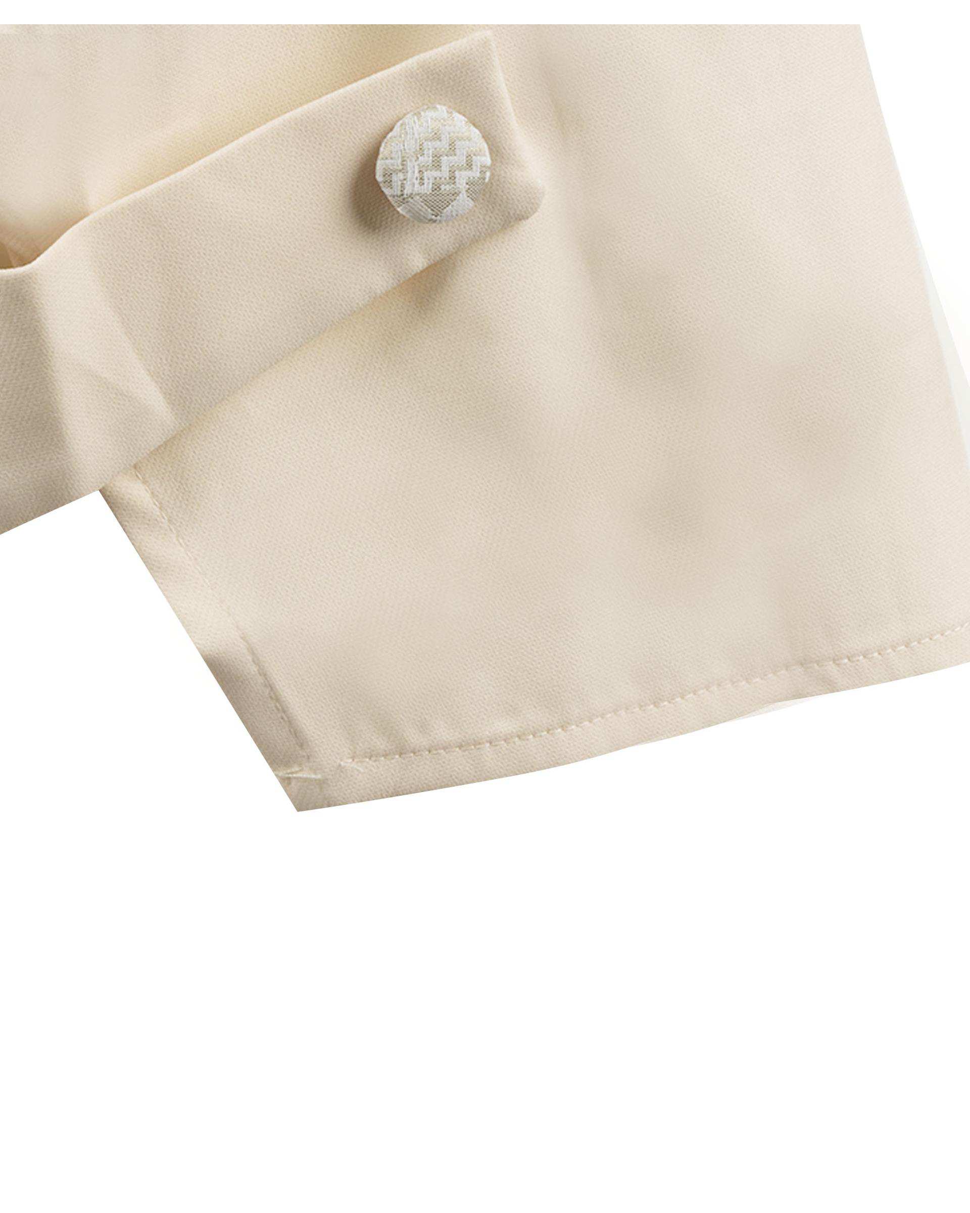 تاپ زنانه کرپ کرم ریس Rees کد 1056011-25