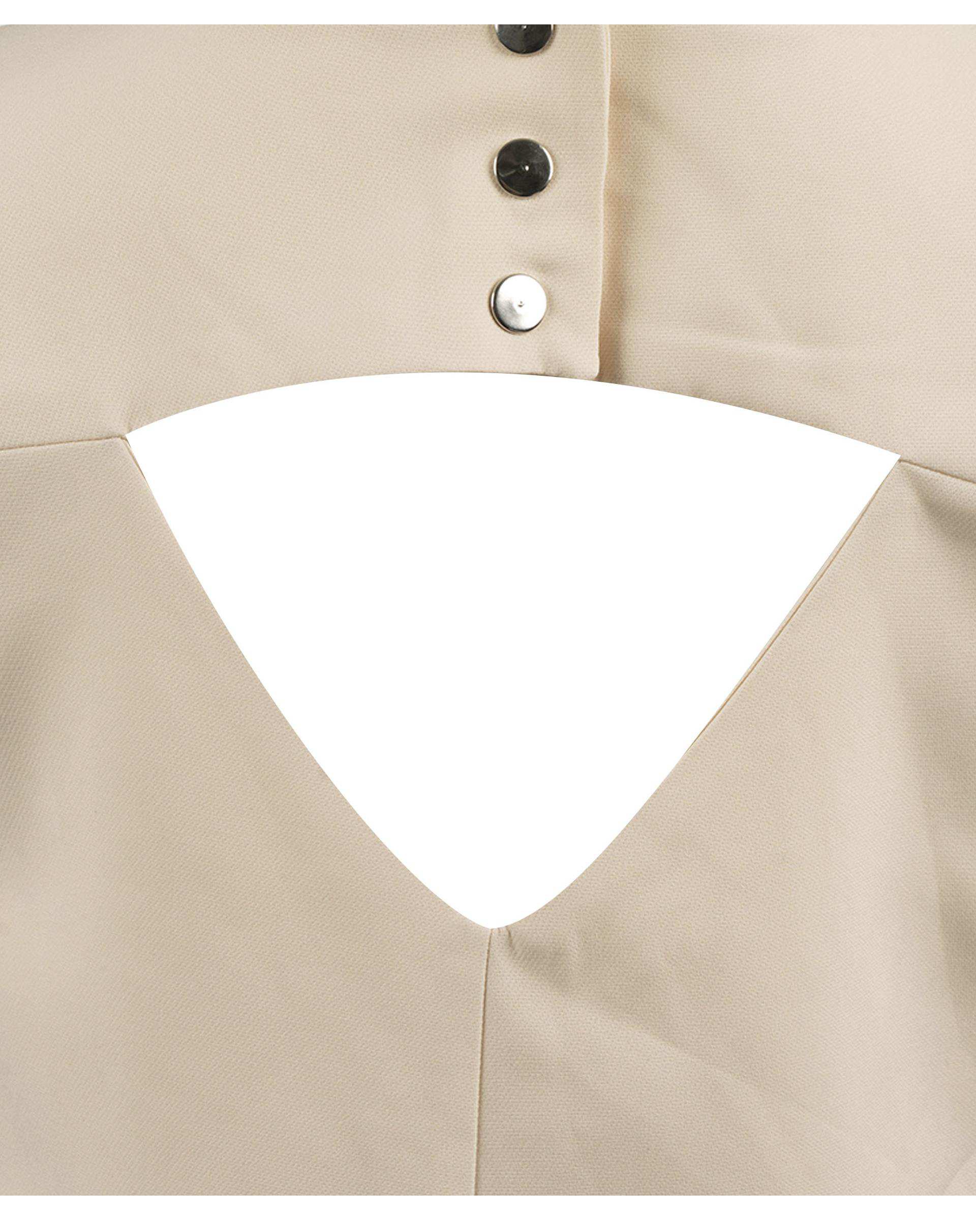 تاپ زنانه کرپ کرم ریس Rees کد 1056011-25