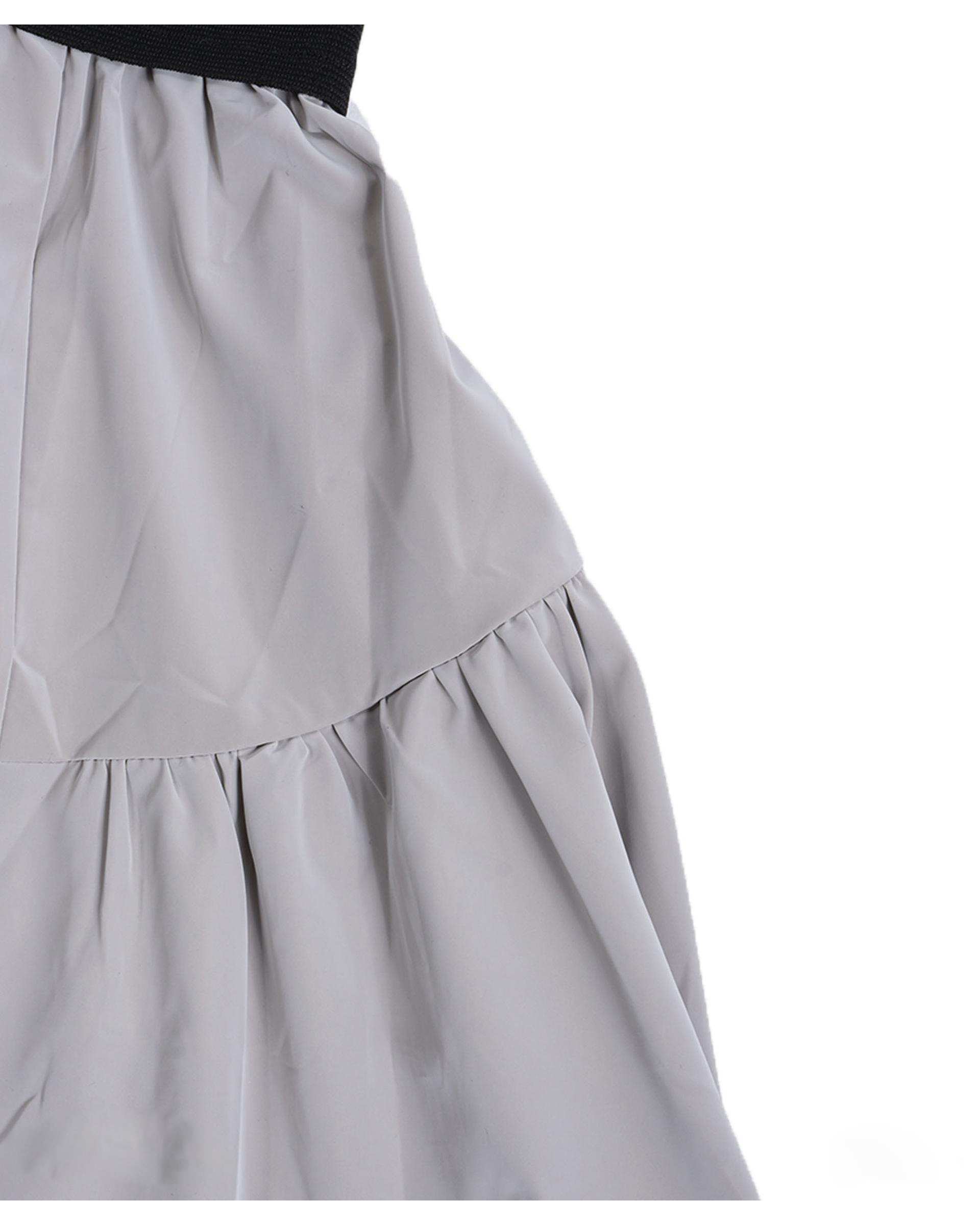 دامن زنانه کوتاه طوسی ریس Rees کد 1086002-10