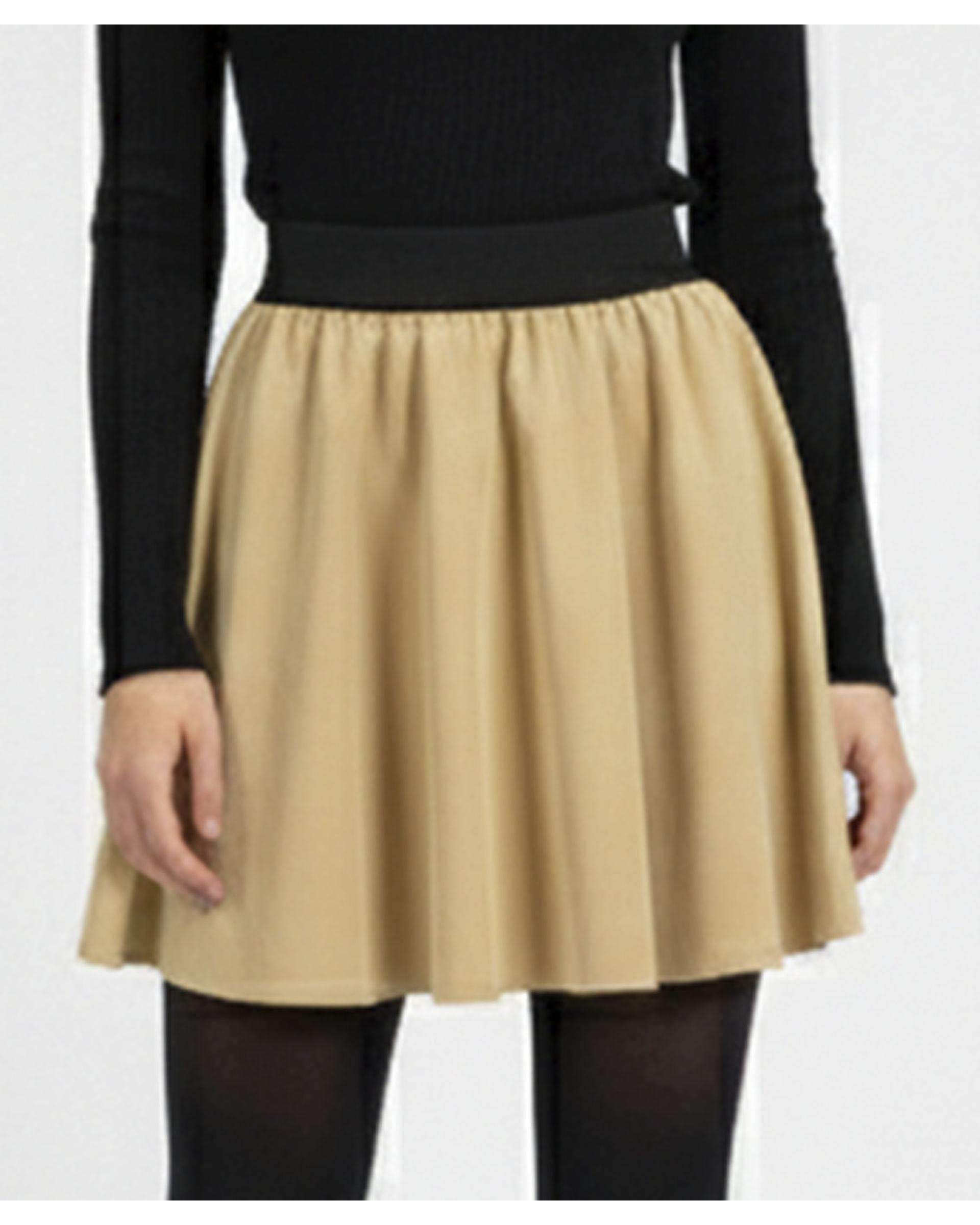 دامن زنانه کوتاه کرم ریس Rees کد 1086003-25