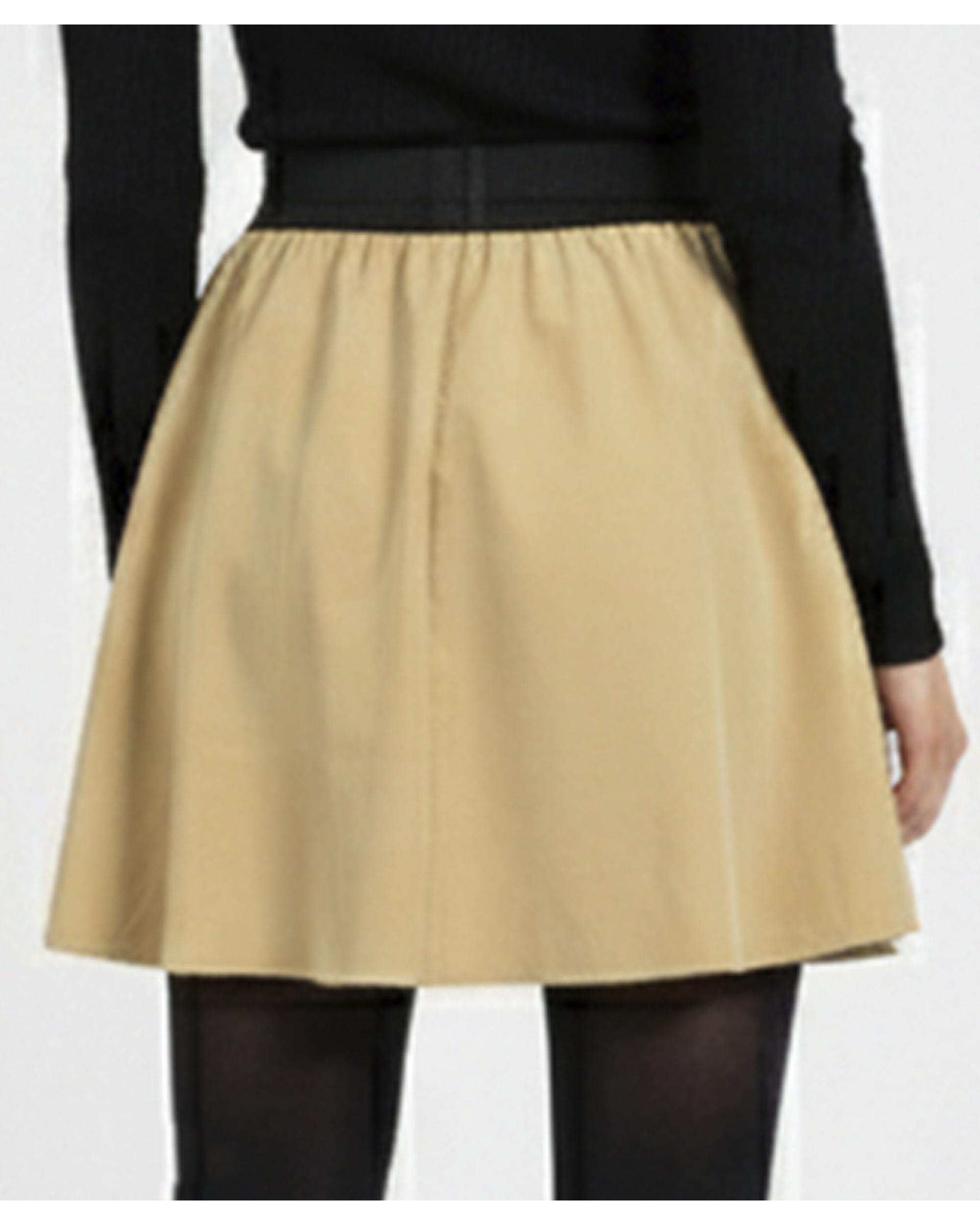 دامن زنانه کوتاه کرم ریس Rees کد 1086003-25