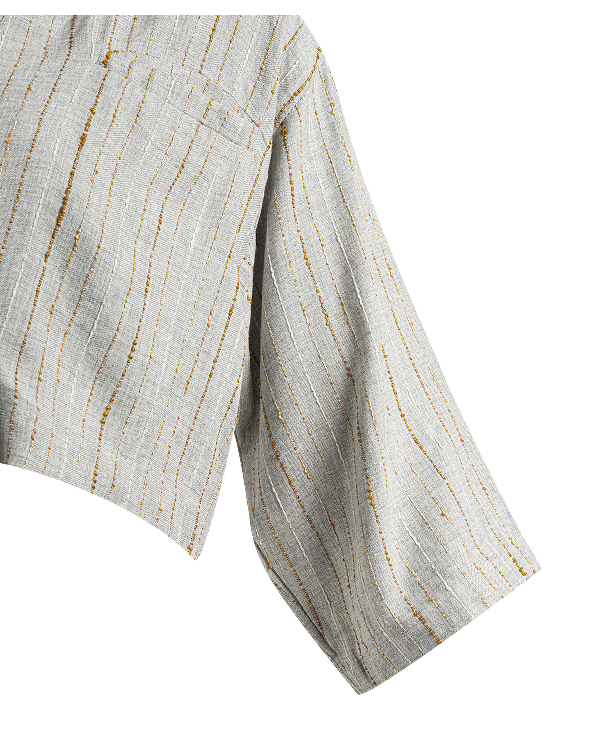 کت کراپ زنانه کرم لینن ریس Rees کد 1090002-25