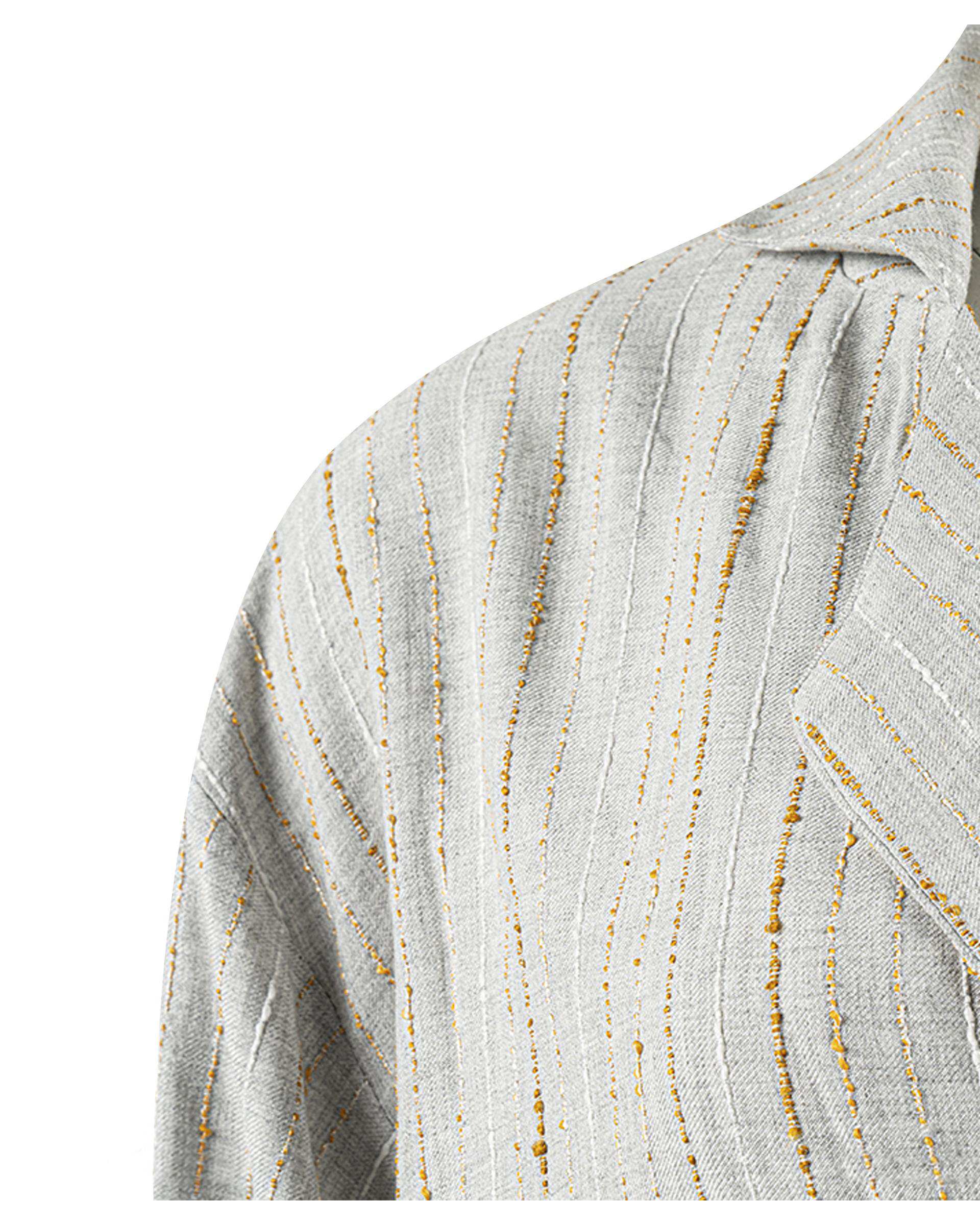 کت کراپ زنانه کرم لینن ریس Rees کد 1090002-25