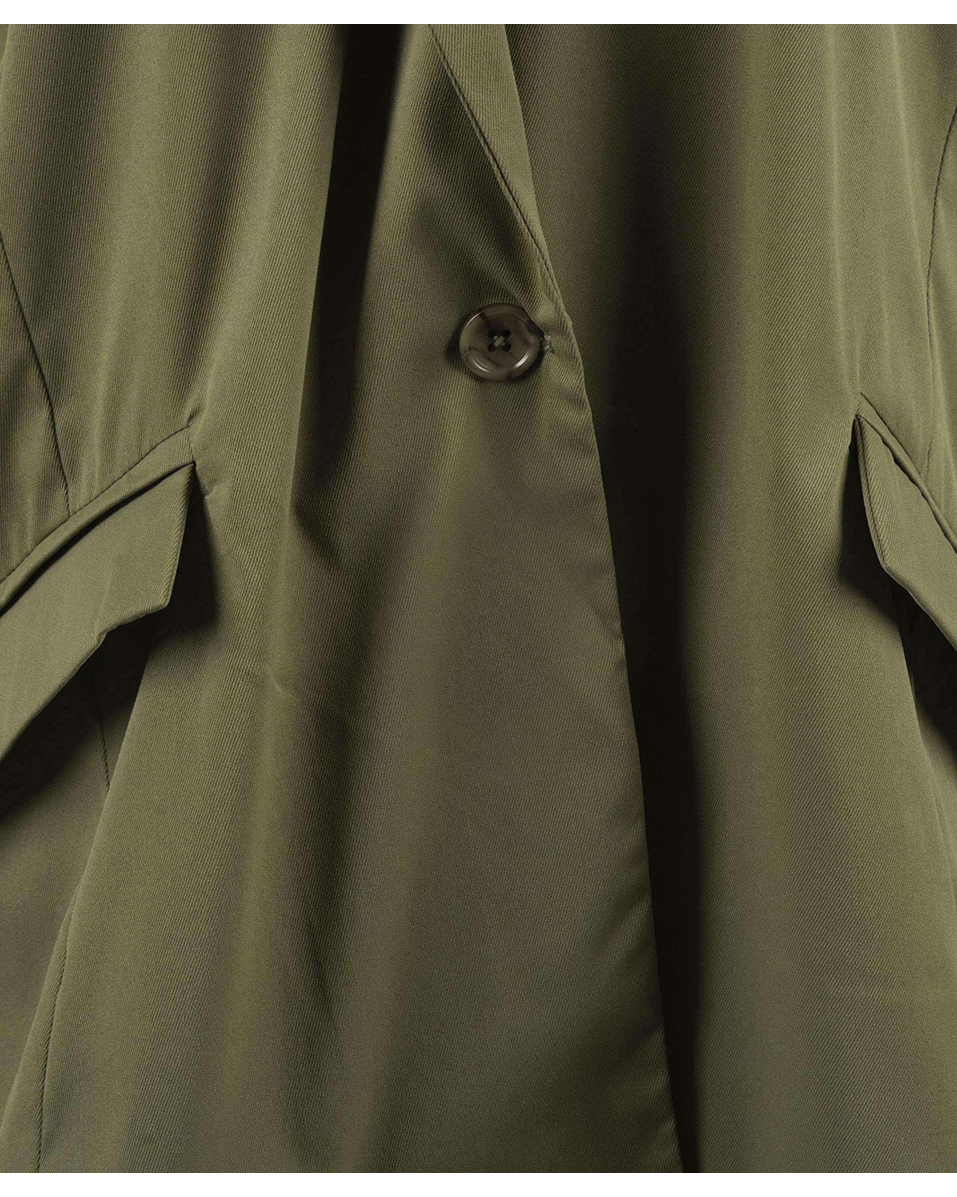 کت زنانه کتان سبز سدری ریس Rees کد 1096002-12