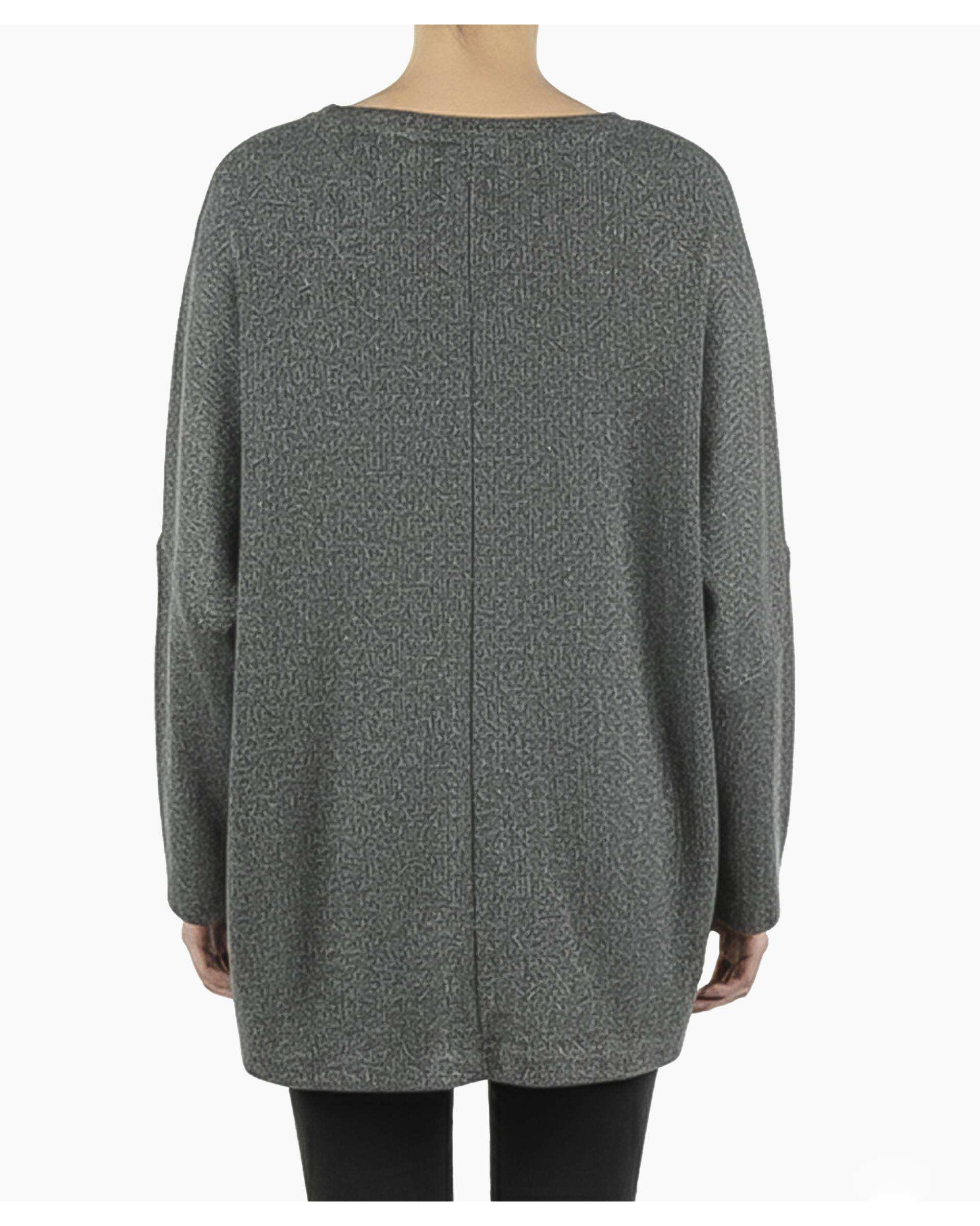 بلوز زنانه بافت مشکی ریس Rees کد 1116024-01