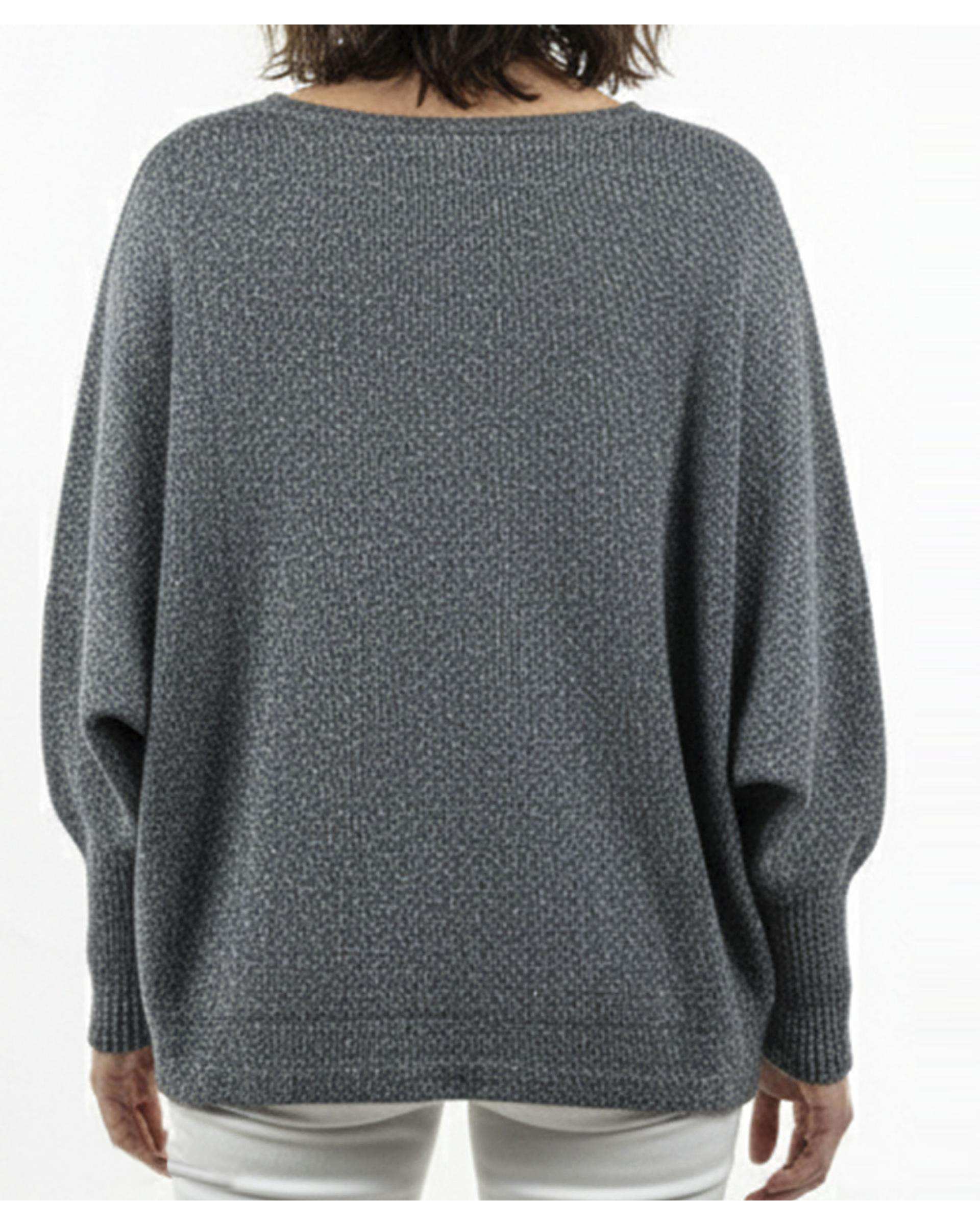 بلوز زنانه بافت سرمه ای ریس Rees کد 1116024-16