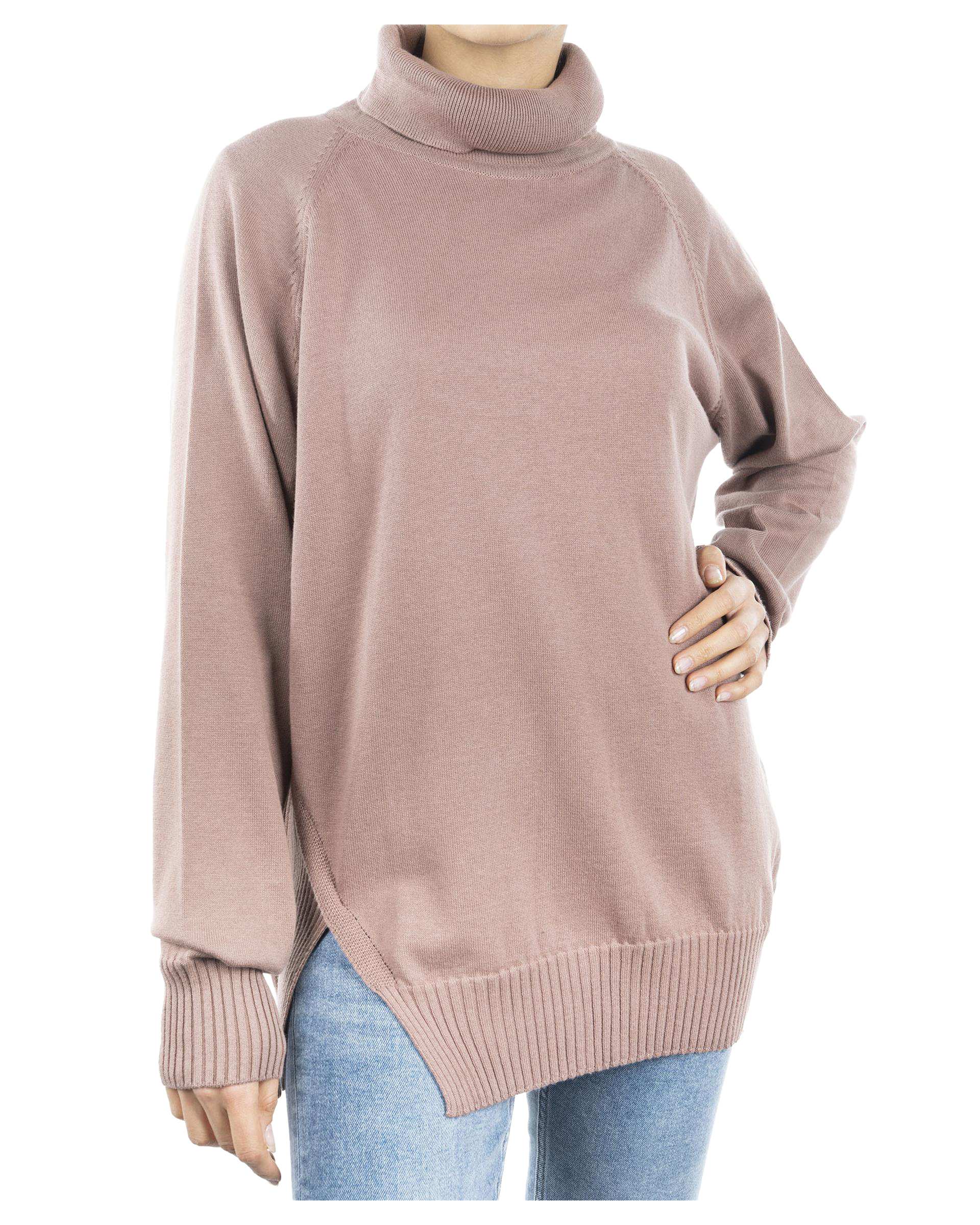 پلیور زنانه یقه اسکی کالباسی ریس Rees کد 1116028-32