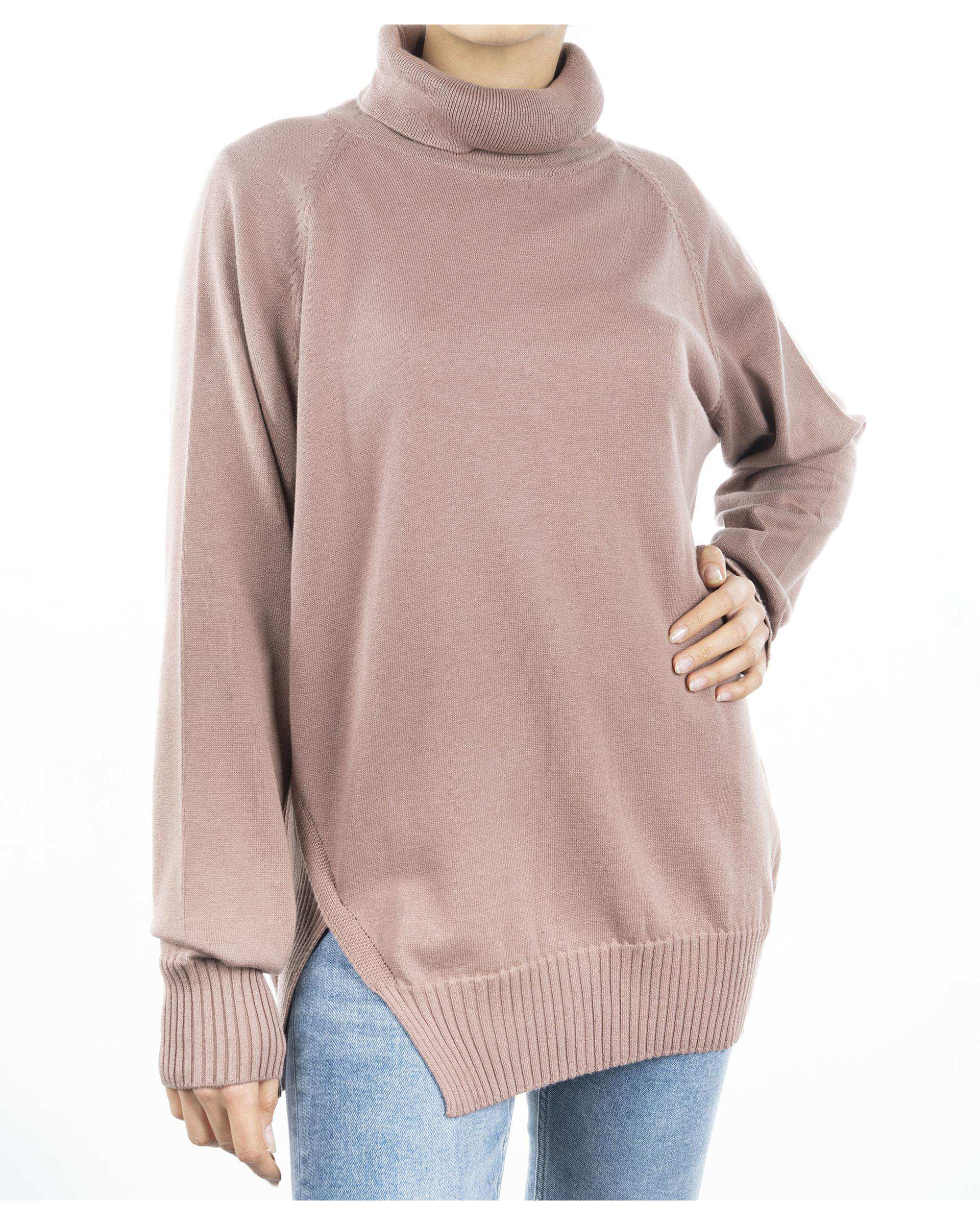 پلیور زنانه یقه اسکی کالباسی ریس Rees کد 1116028-32