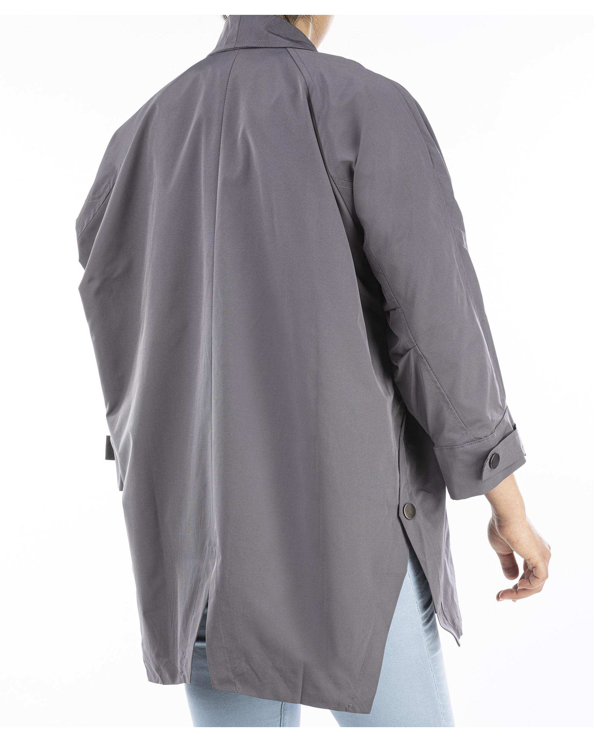 بارانی زنانه طوسی ریس Rees کد 1136004-10