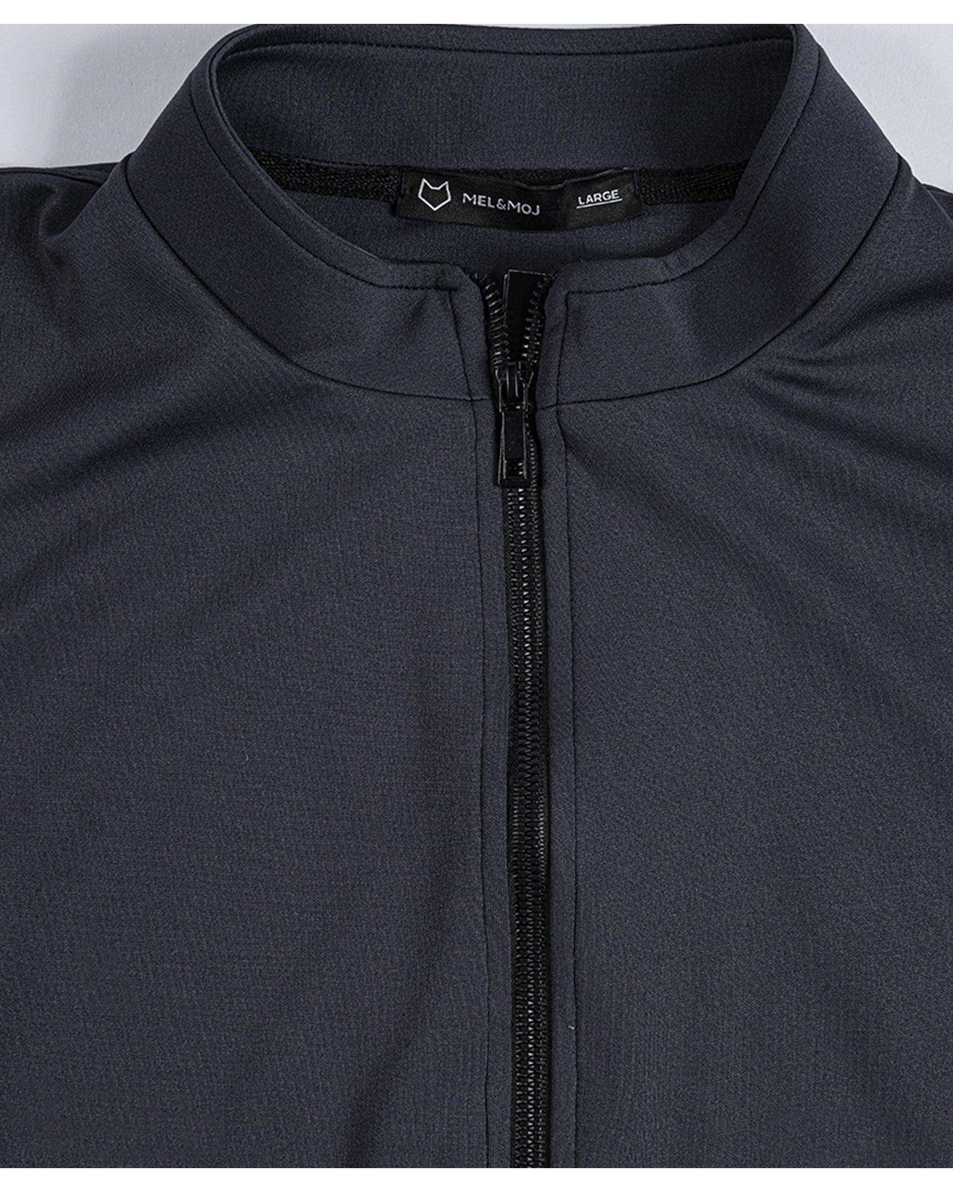 سویشرت ورزشی مردانه طوسی تیره مل اند موژ Mel & Moj کد M09018