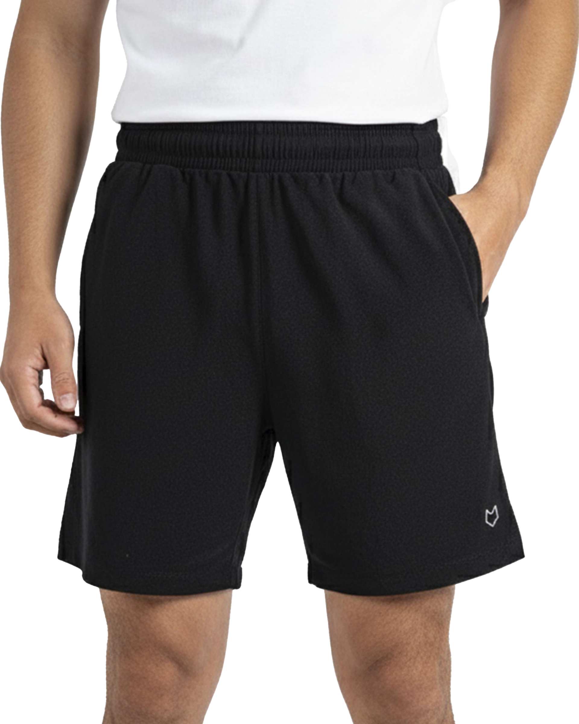 شلوارک ورزشی مردانه مشکی مل اند موژ Mel & Moj کد M09065