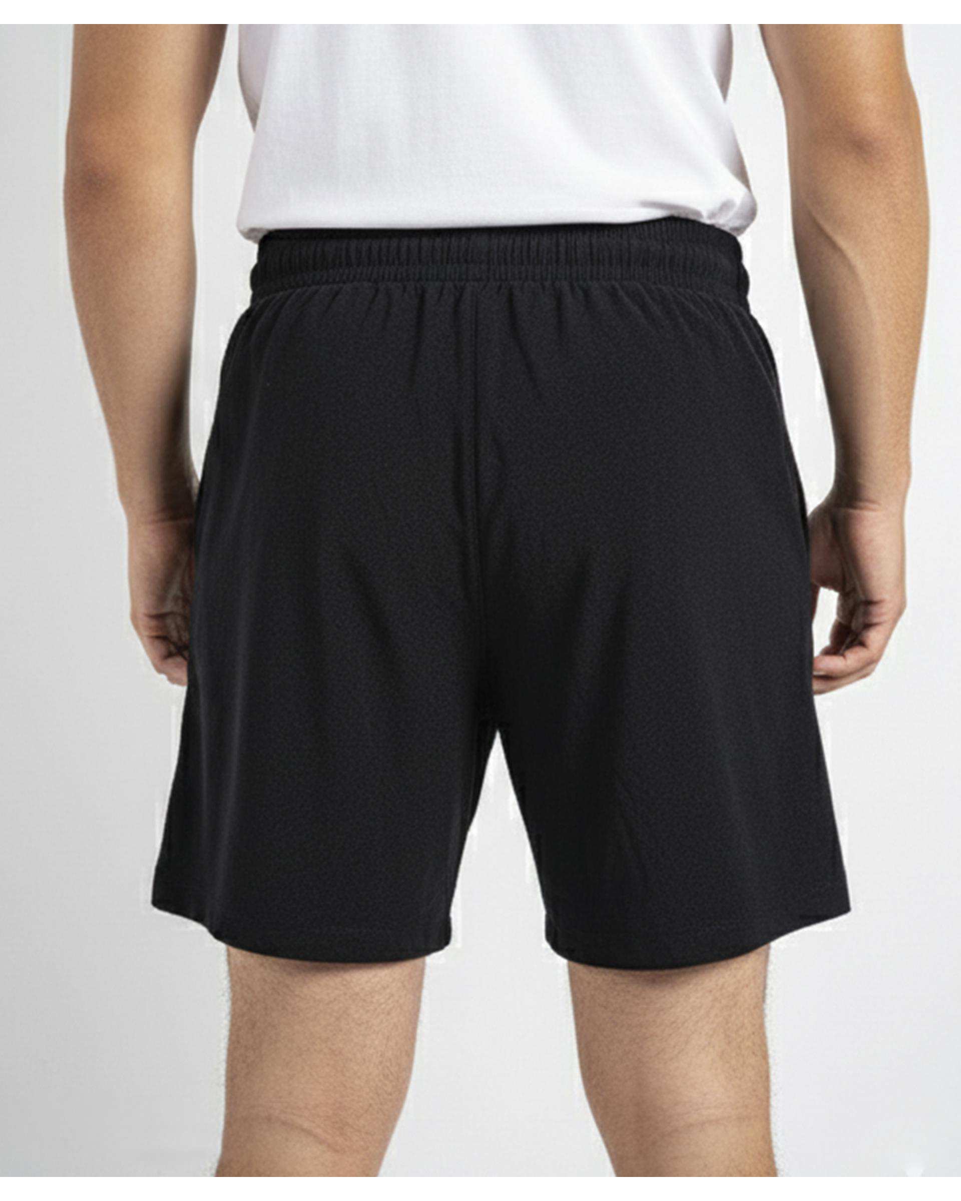 شلوارک ورزشی مردانه مشکی مل اند موژ Mel & Moj کد M09065