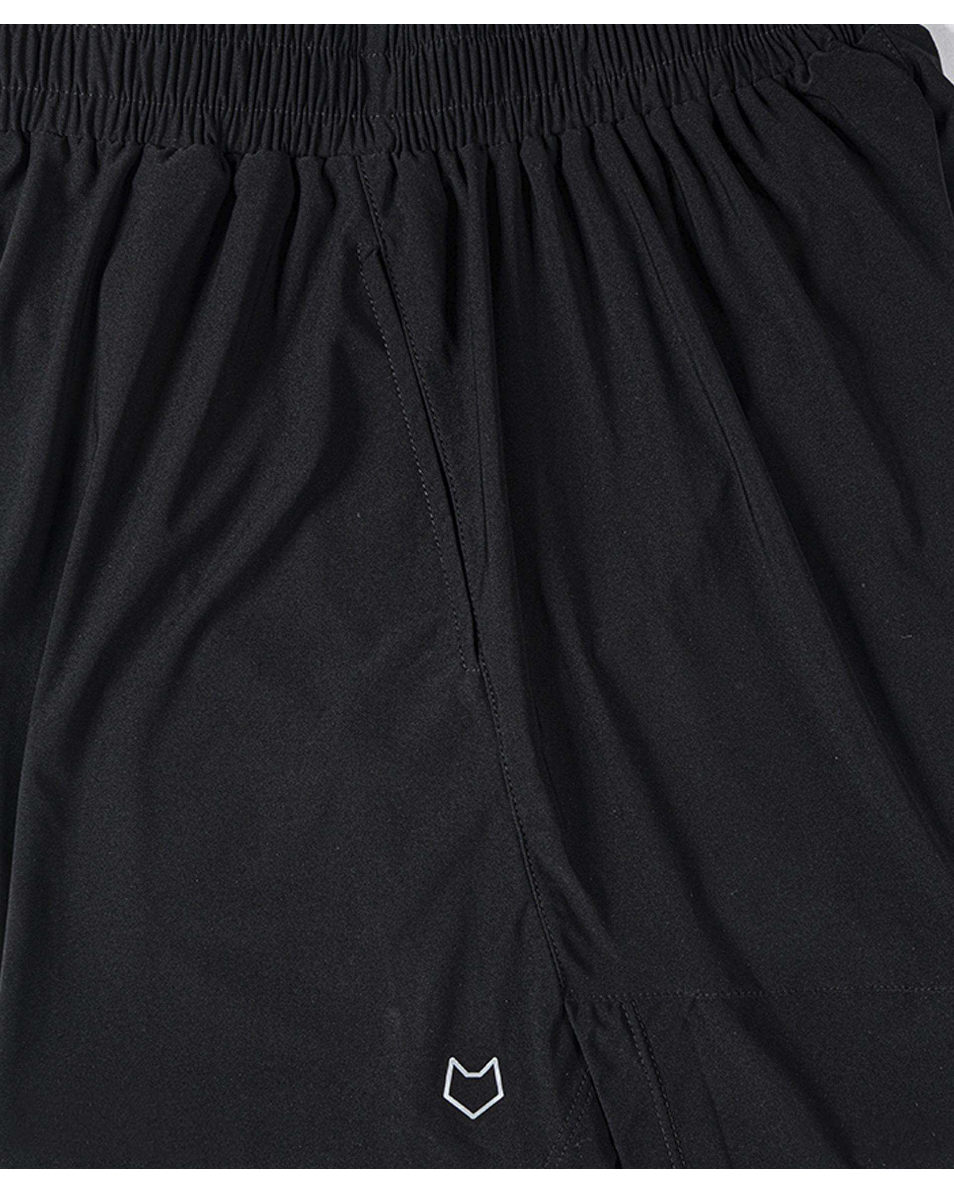 شلوارک ورزشی مردانه مشکی مل اند موژ Mel & Moj کد M09065