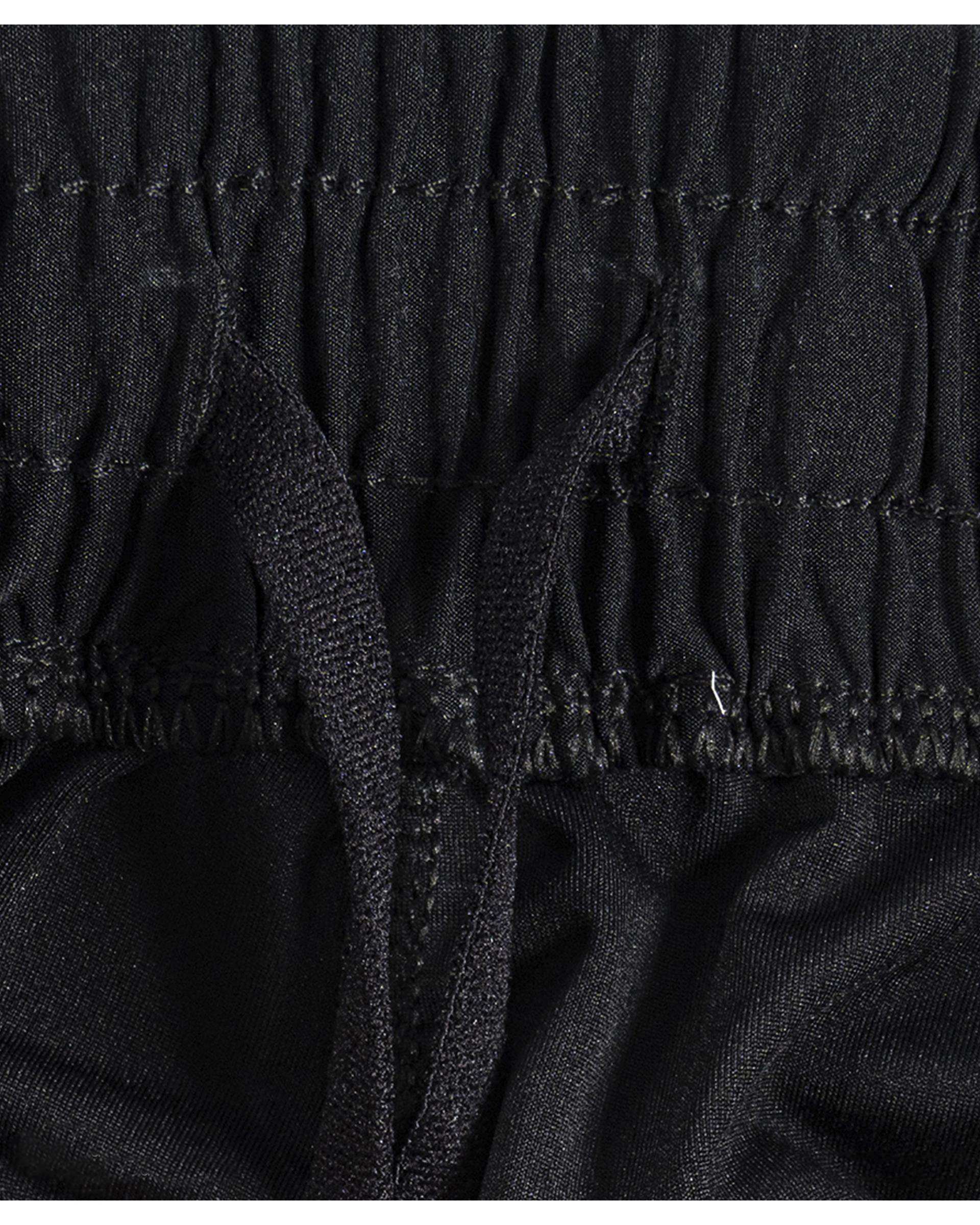 شلوارک ورزشی مردانه مشکی مل اند موژ Mel & Moj کد M09065