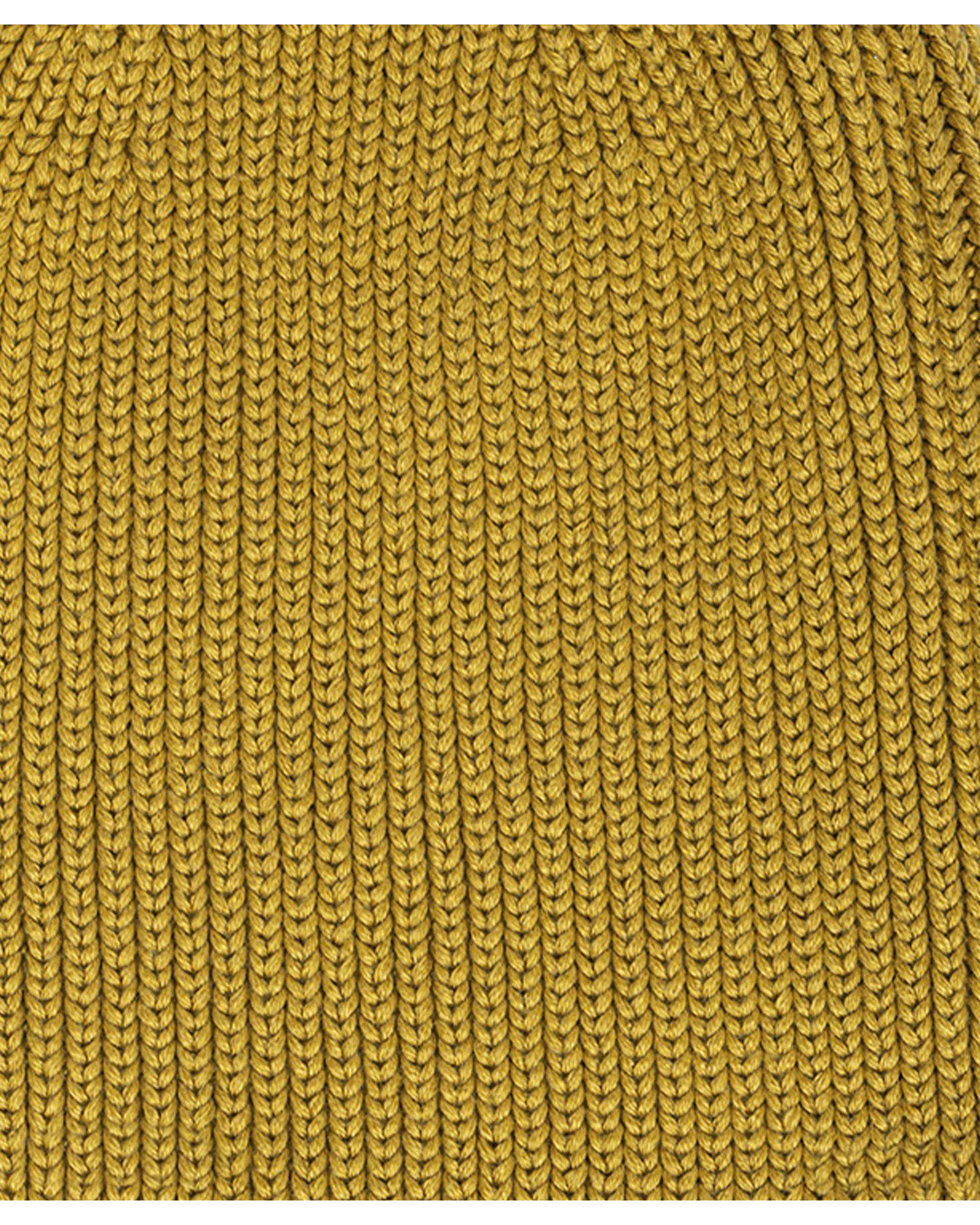 کلاه بافت خردلی مل اند موژ Mel & Moj کد U09084