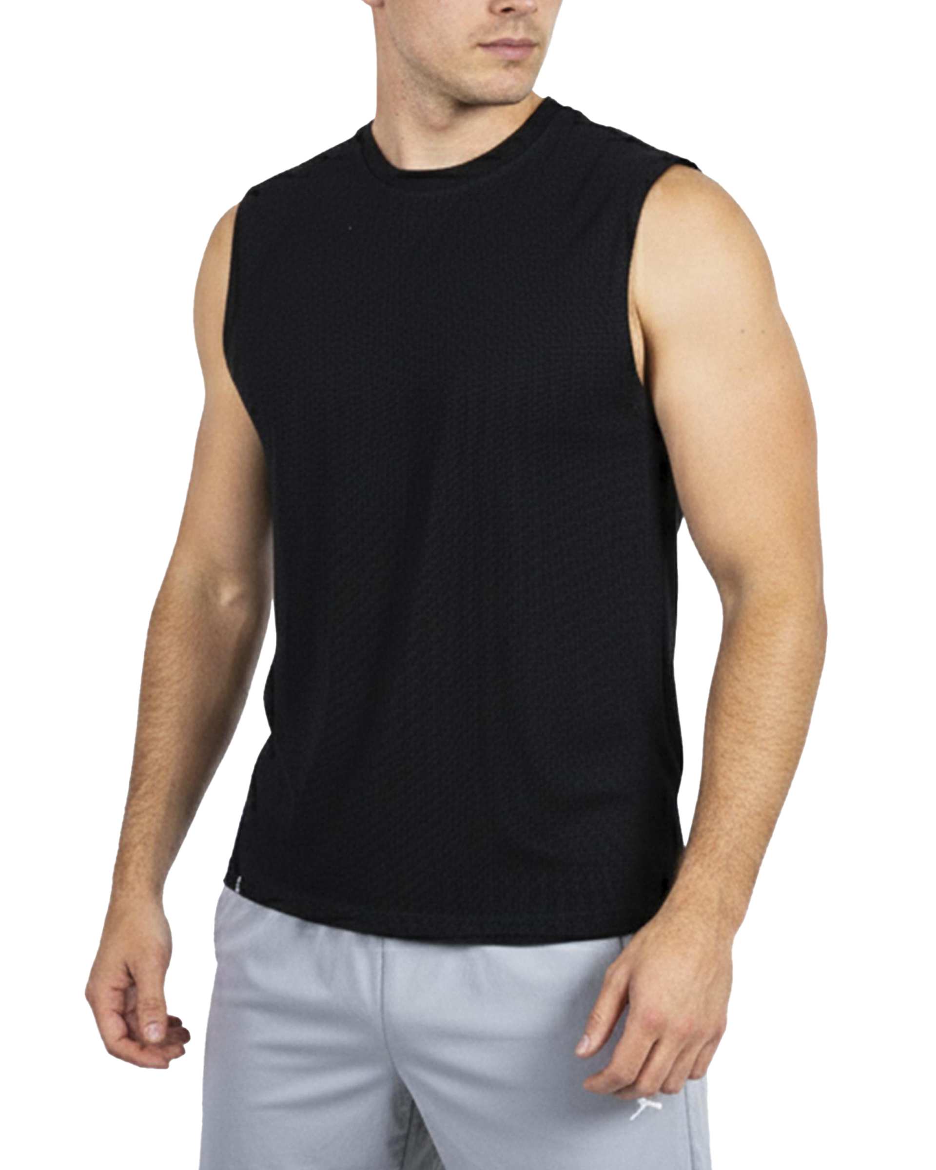 تاپ مردانه مشکی مل اند موژ Mel & Moj کد M09117