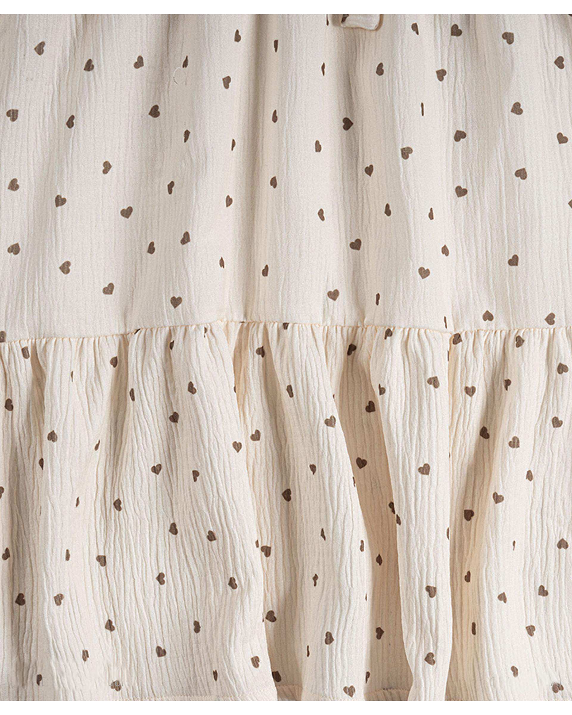 پیراهن دخترانه کرم ملورینا Melorina کد 42115