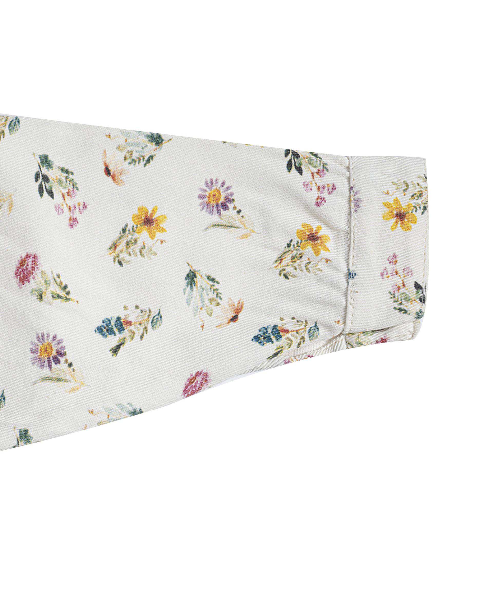 کت کتان دخترانه گل گلی شیری ملورینا Melorina کد 42105