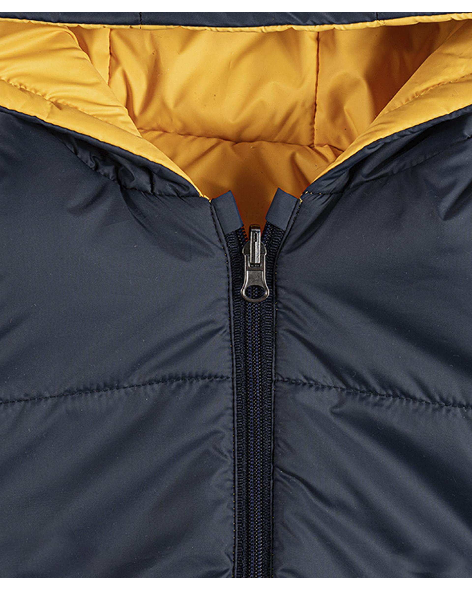 کاپشن بچگانه دورو زرد سرمه ای ملورینا Melorina کد 42314