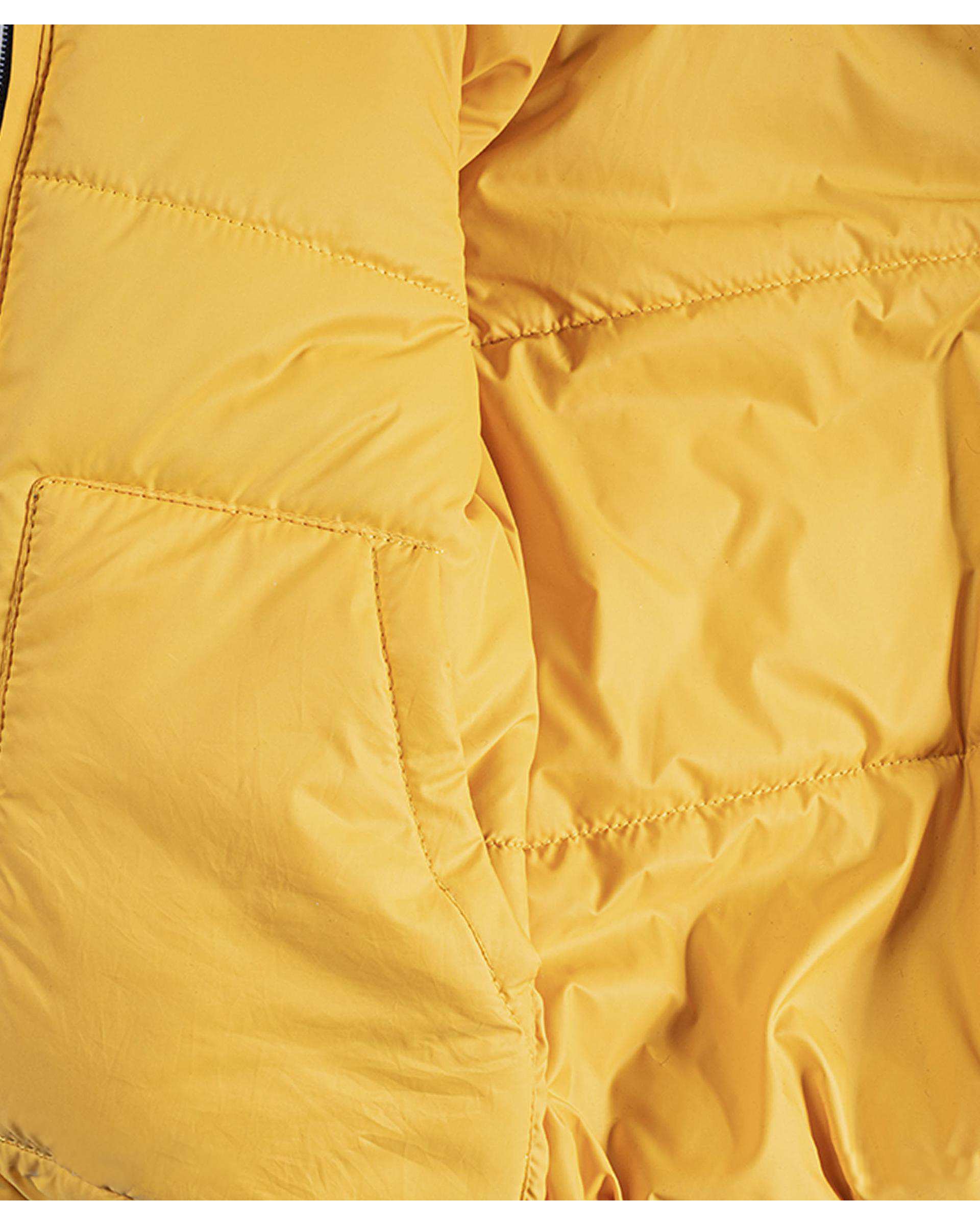 کاپشن بچگانه دورو زرد سرمه ای ملورینا Melorina کد 42314