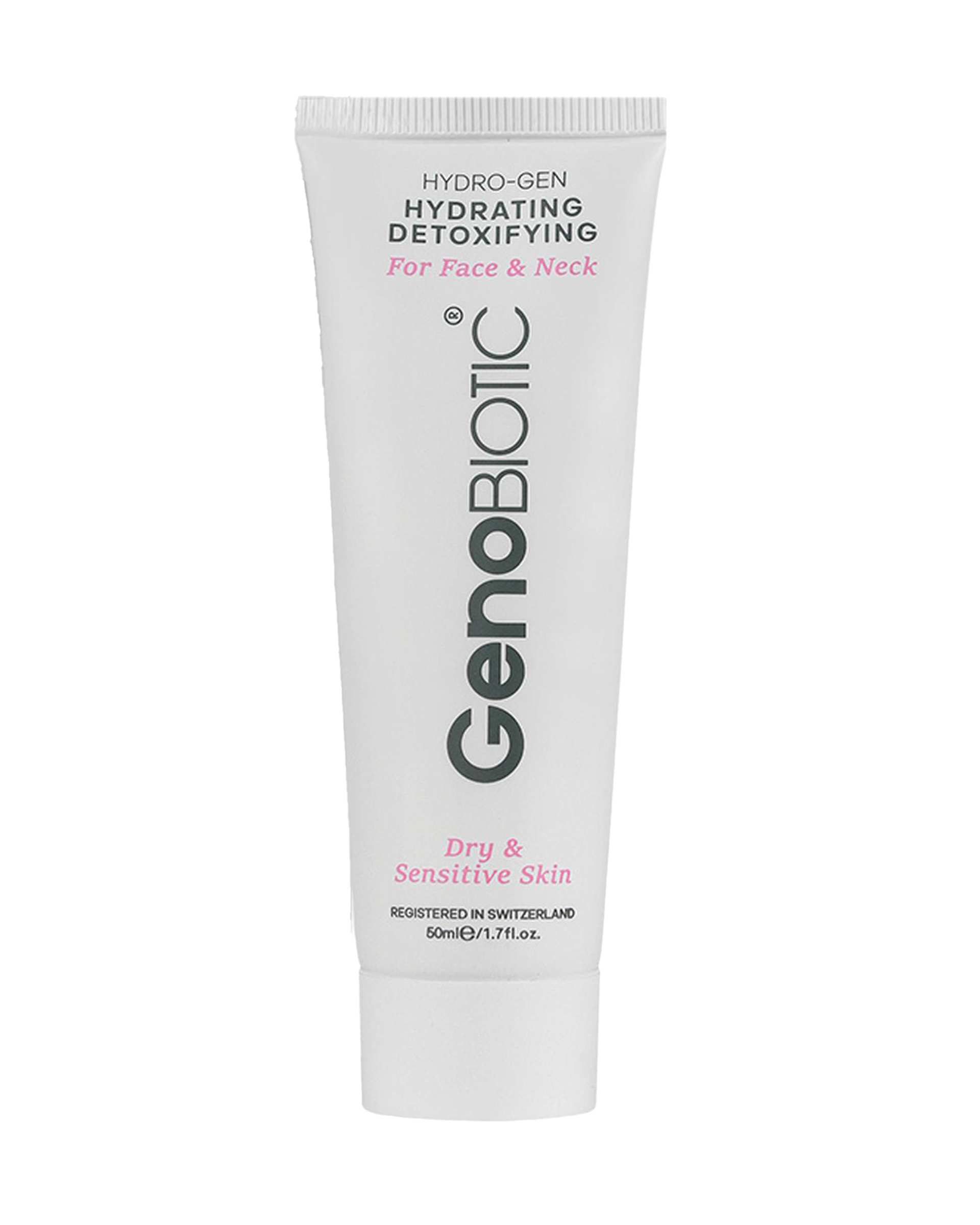 کرم رطوبت رسان صورت و گردن ژنوبایوتیک Genobiotic مناسب پوست های خشک و حساس