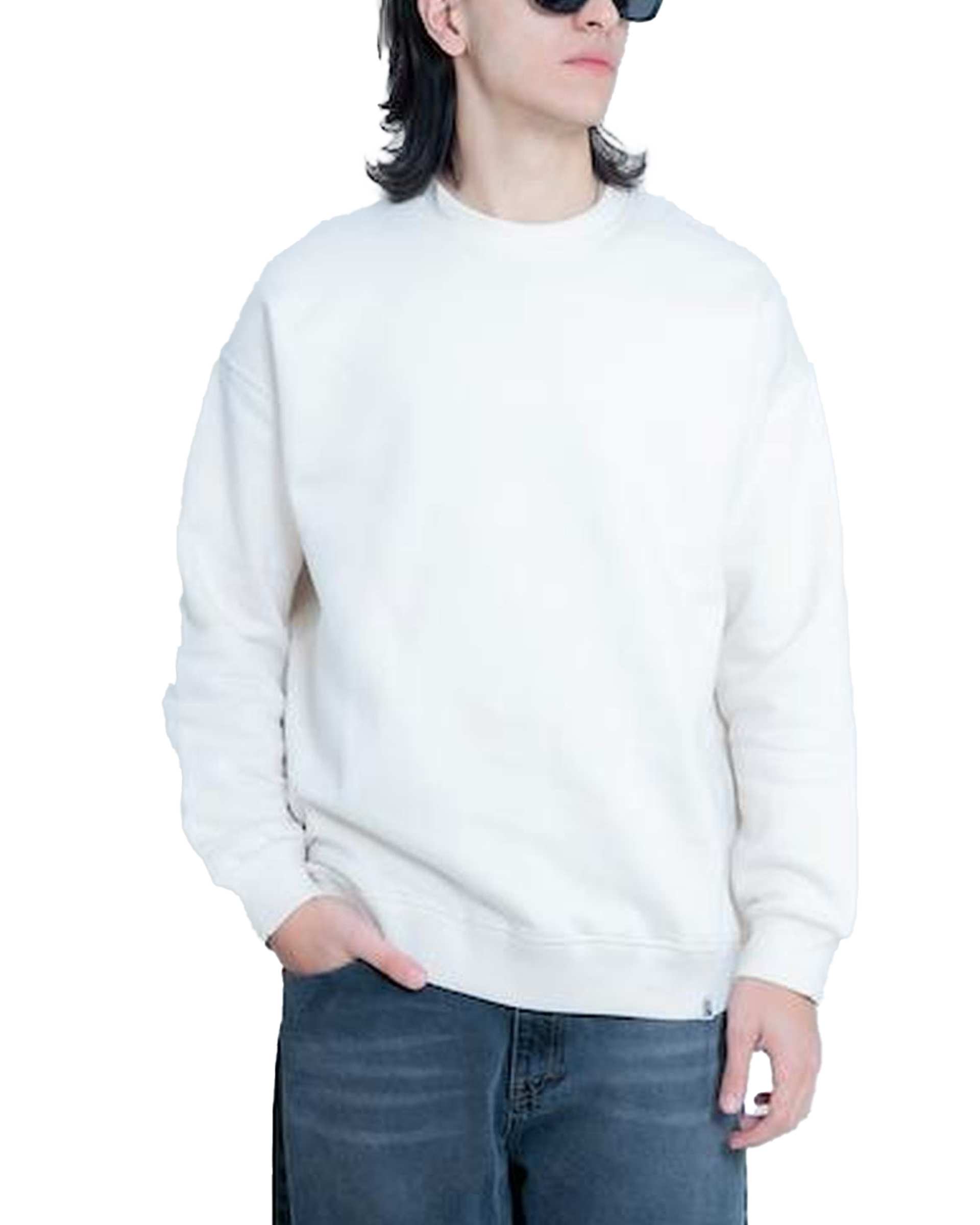 سویشرت مردانه سفید نفیر ور Nafir Wear کد 925302