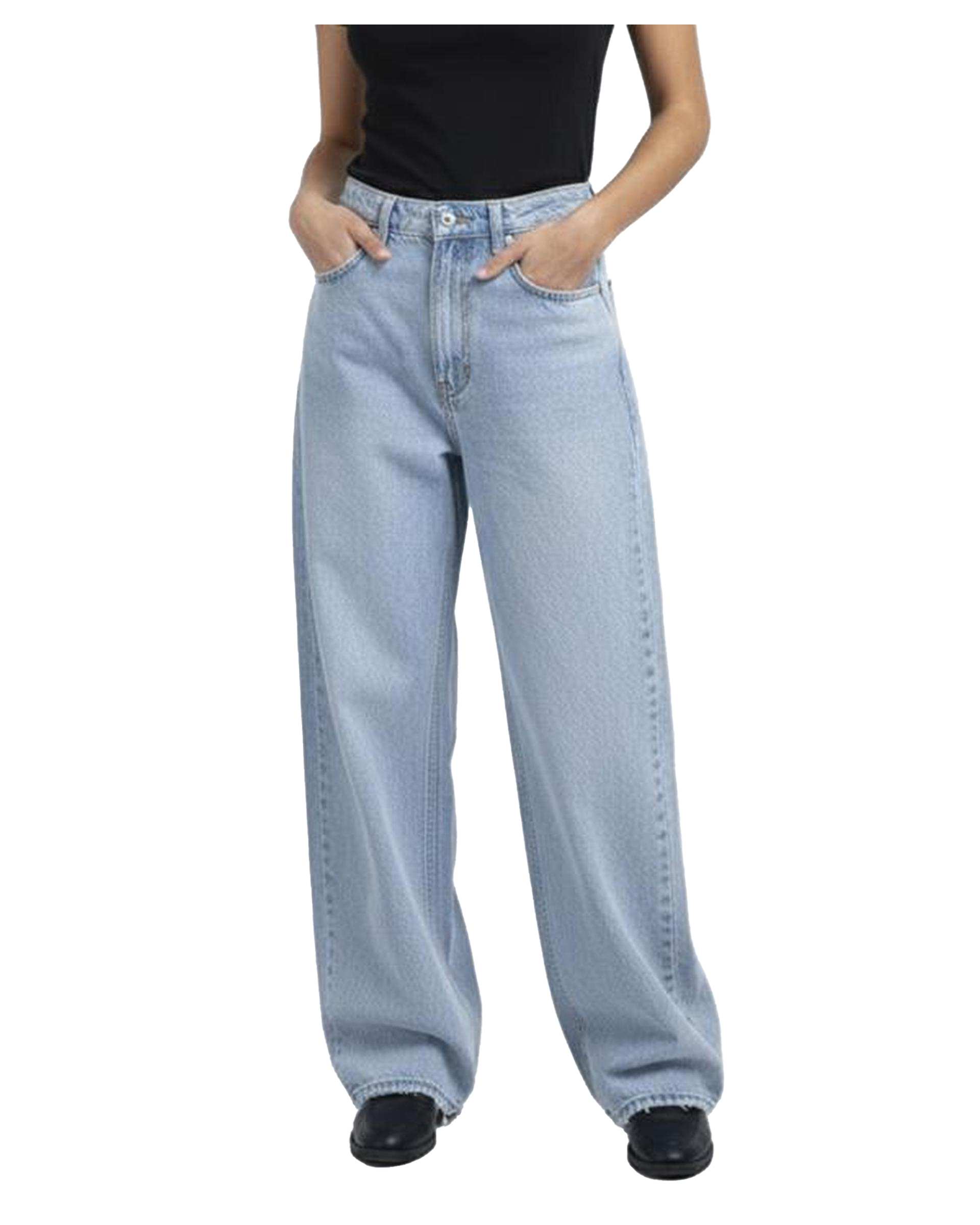 شلوار جین زنانه آبی روشن سوپردرای Superdry کد 6036007